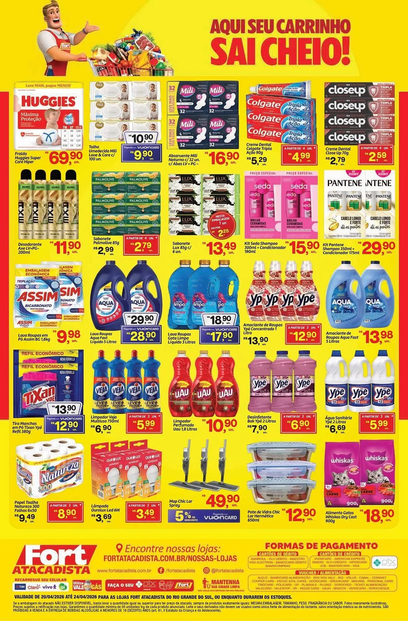 Encarte de Tabloide Fort Atacadista 20 de abril até 24 de abril 2026 - Pagina 4