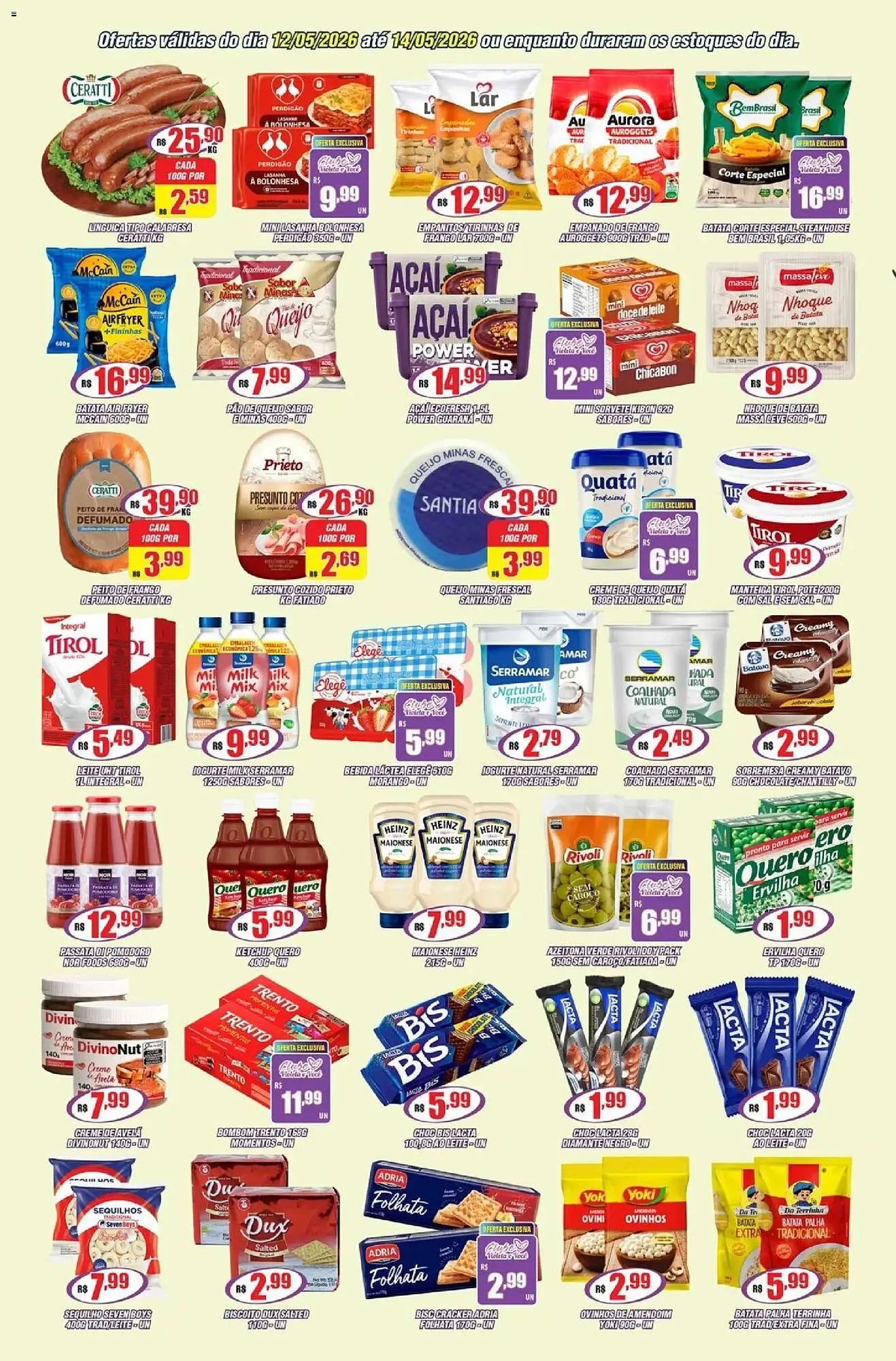 Encarte de Catálogo Violeta Supermercados 12 de maio até 14 de maio 2026 - Pagina 2