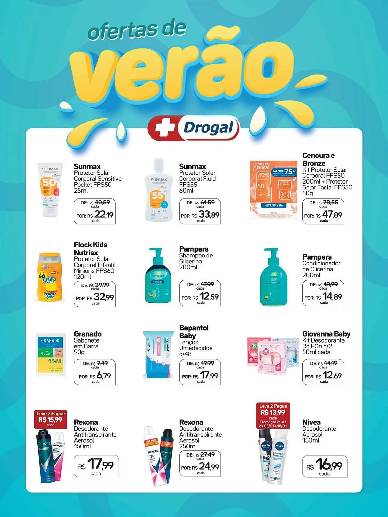 Encarte de Folheto Drogal 5 de janeiro até 1 de fevereiro 2026 - Pagina 1