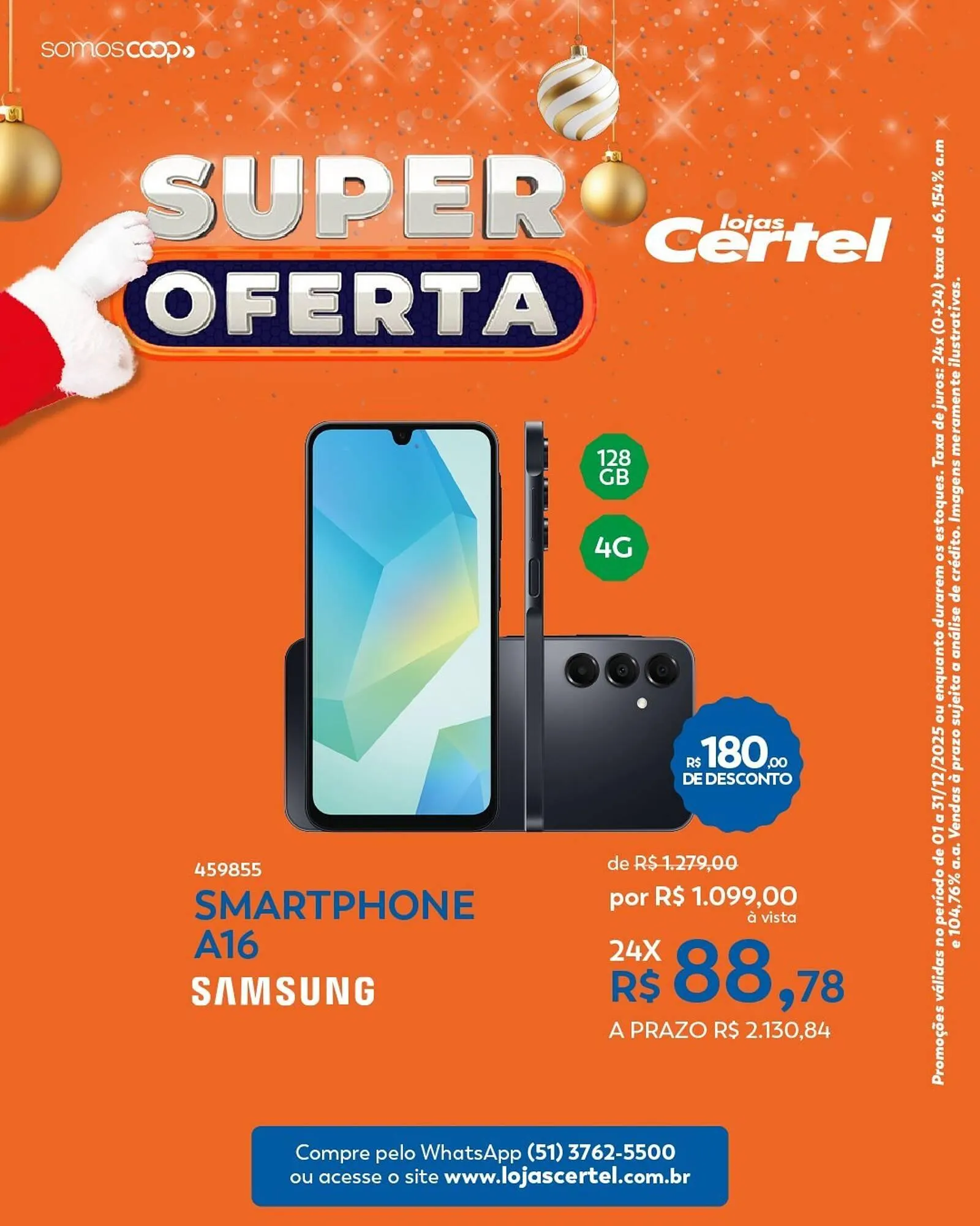 Encarte de Folheto Lojas Certel 5 de dezembro até 31 de dezembro 2025 - Pagina 1