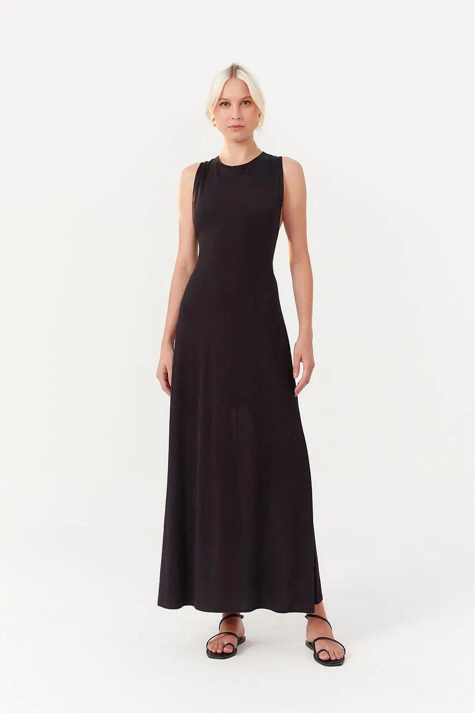 Vestido Jersey Costas Vazada