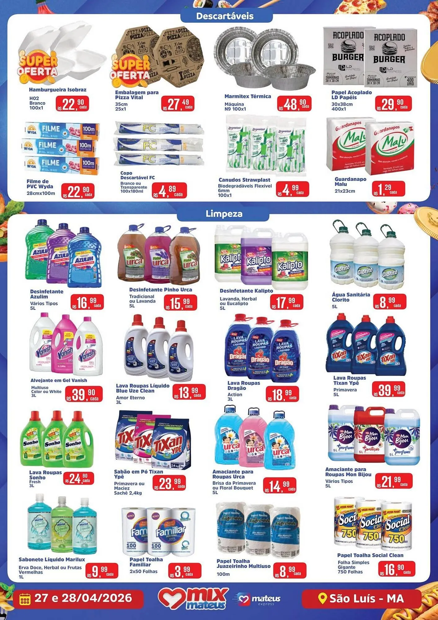 Encarte de Catálogo Supermercados Mateus 26 de abril até 28 de abril 2026 - Pagina 4