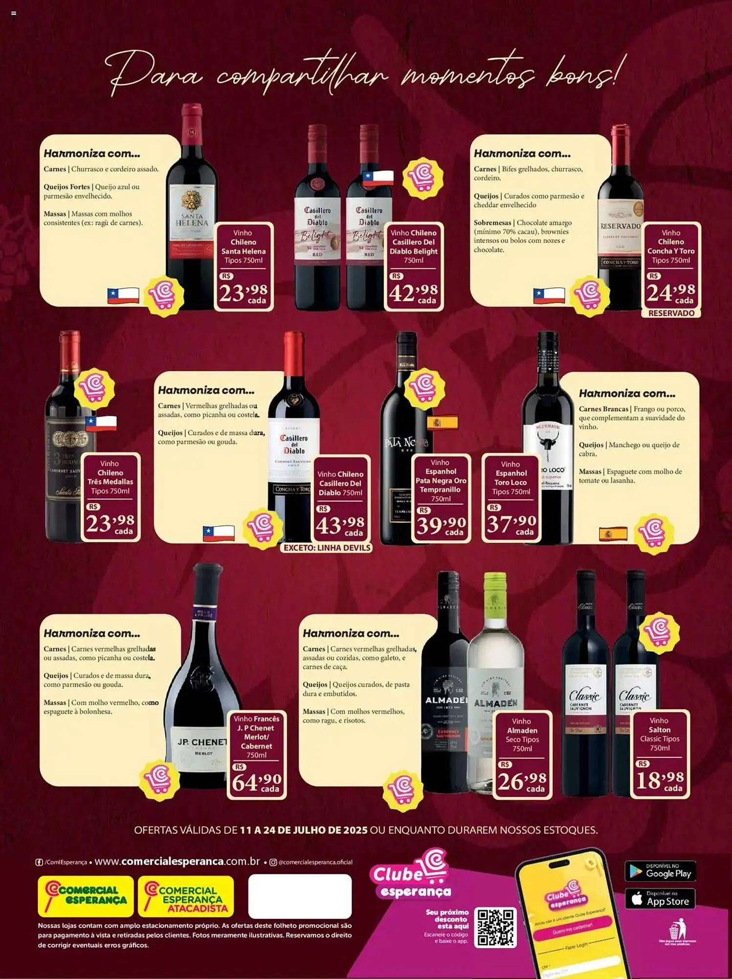 Encarte de Catálogo Comercial Esperança 11 de julho até 24 de julho 2025 - Pagina 2