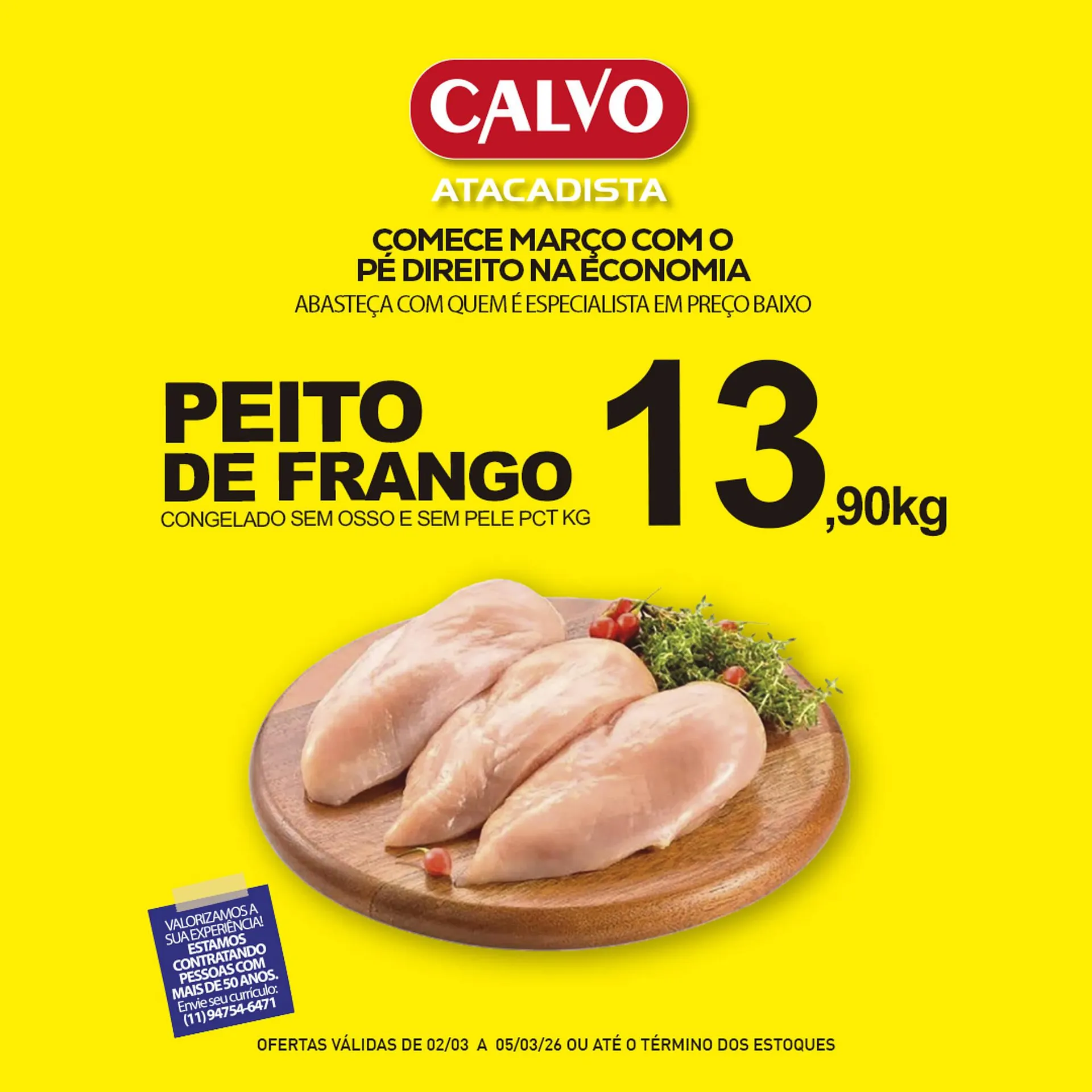 Encarte de Folheto Calvo Atacadista 3 de março até 5 de março 2026 - Pagina 1