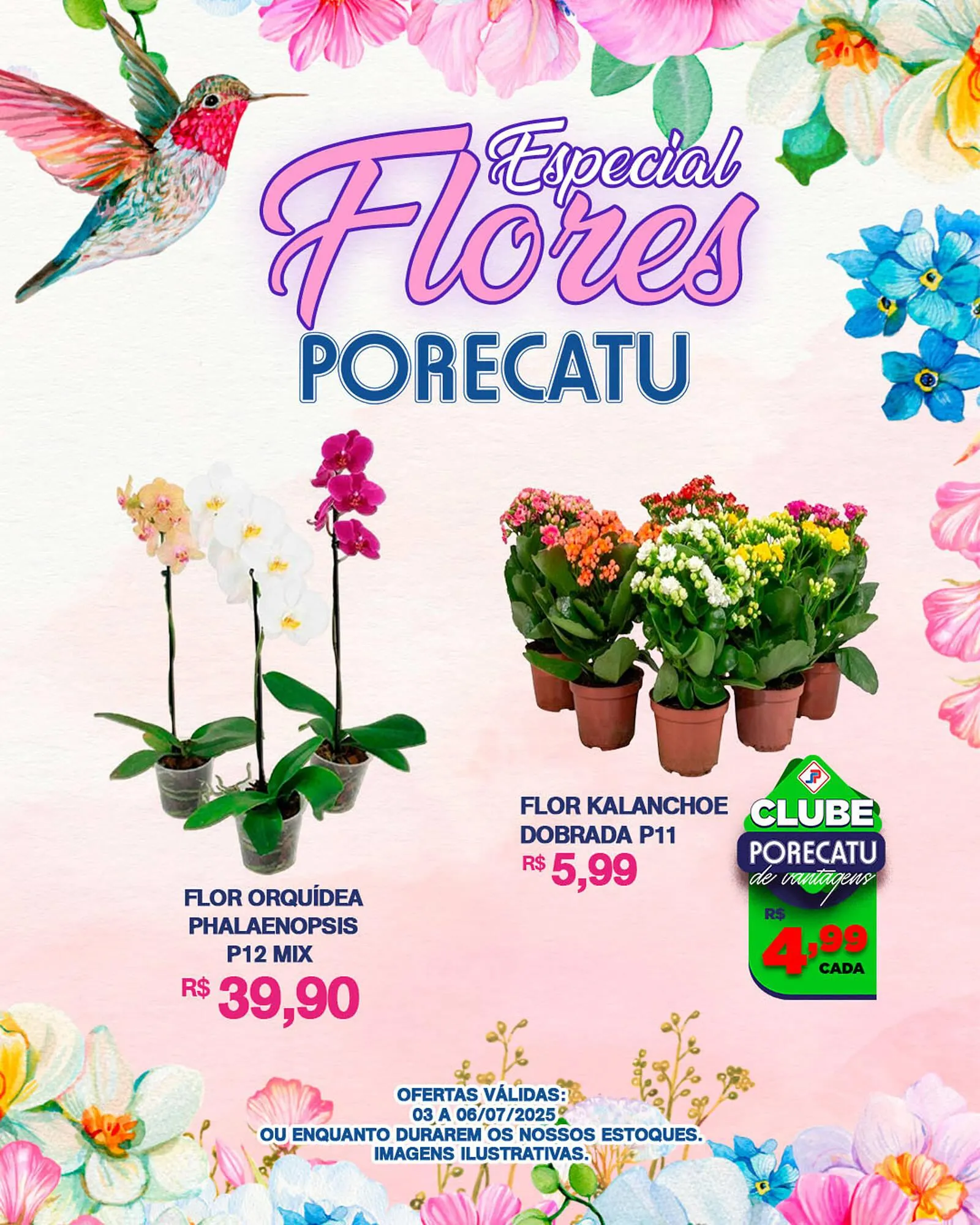 Encarte de Catálogo Supermercado Porecatu 3 de julho até 6 de julho 2025 - Pagina 1