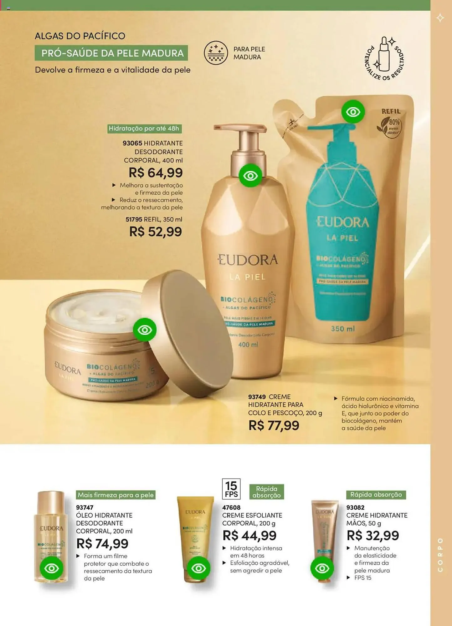 Encarte de Catálogo Eudora 25 de junho até 17 de julho 2025 - Pagina 95