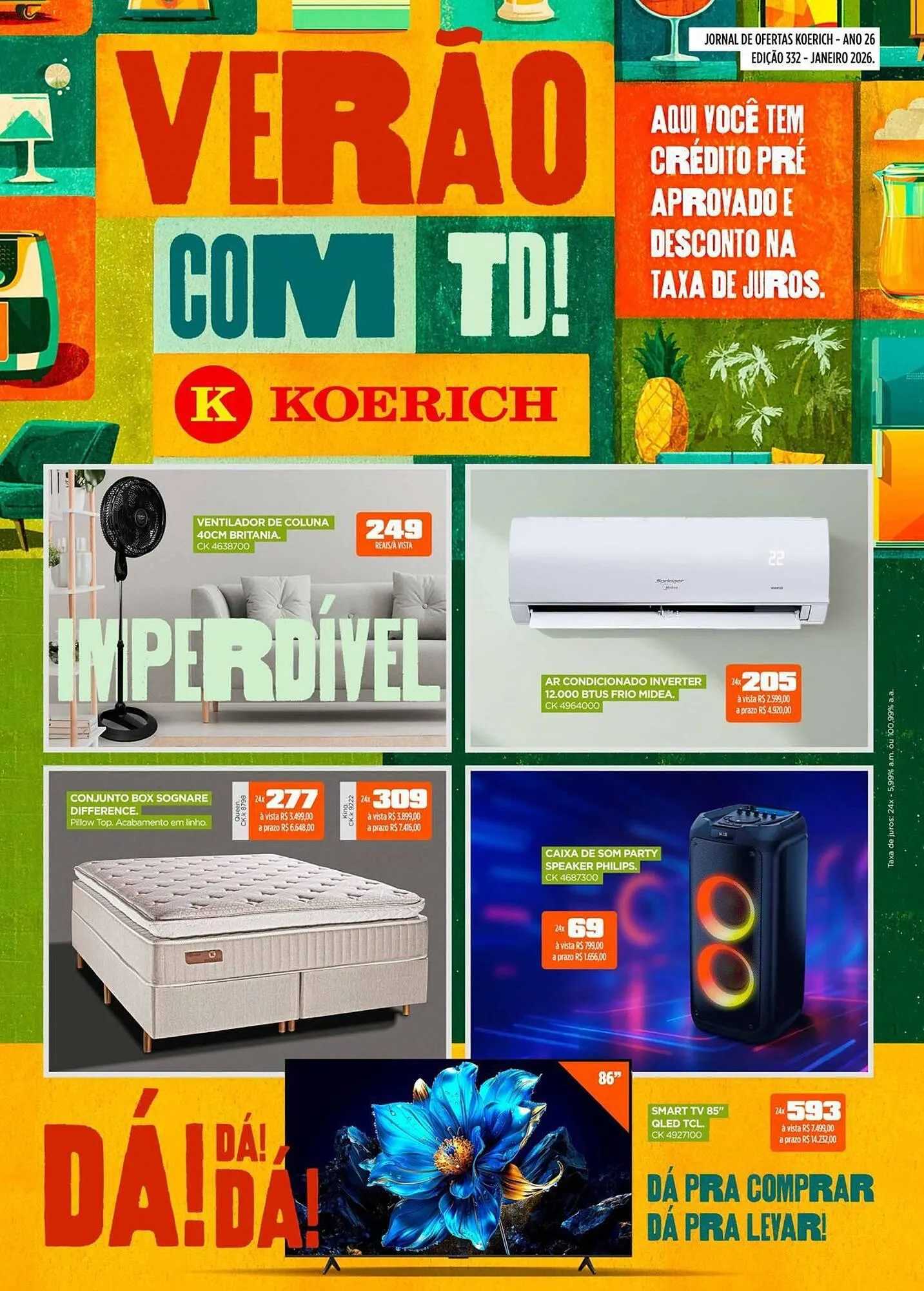 Encarte de Catálogo Lojas Koerich 12 de janeiro até 31 de janeiro 2026 - Pagina 1