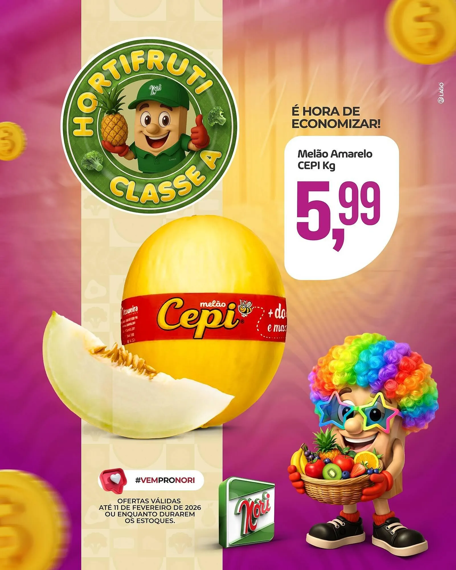 Encarte de Catálogo Supermercados Nori 7 de fevereiro até 11 de fevereiro 2026 - Pagina 3