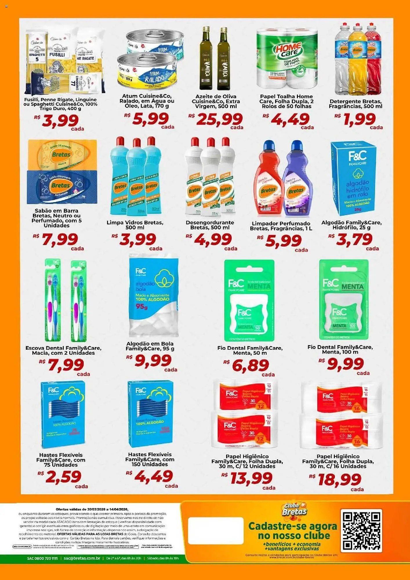 Encarte de Catálogo Supermercados Bretas 30 de março até 14 de abril 2026 - Pagina 2