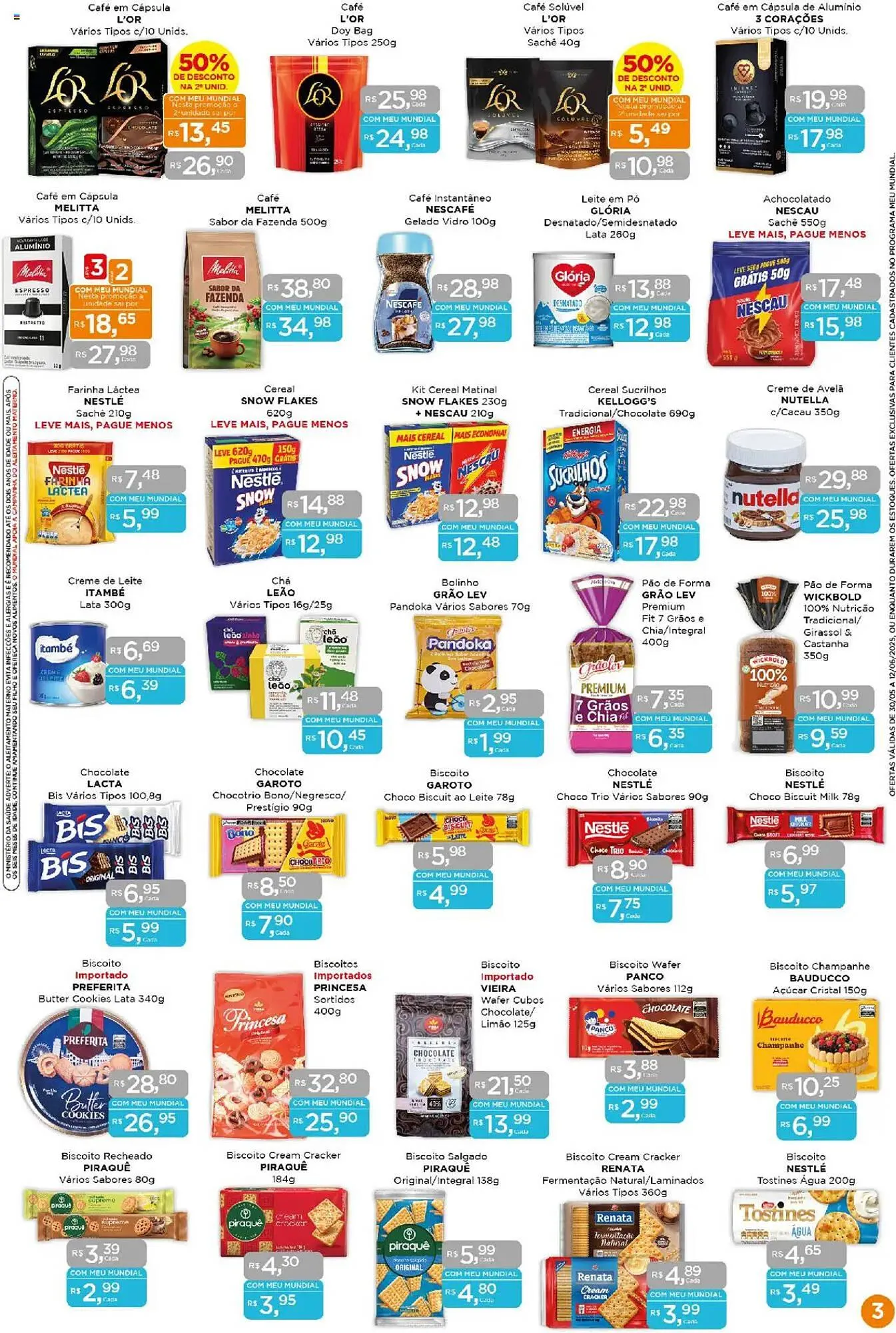 Encarte de Catálogo Supermercados Mundial 30 de maio até 13 de junho 2025 - Pagina 3