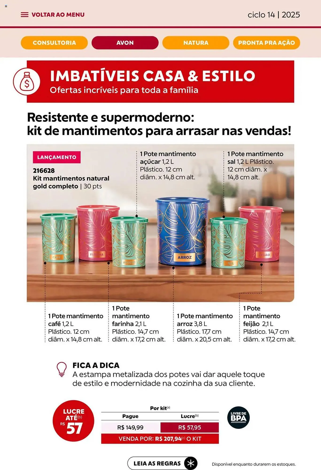 Encarte de Catálogo Avon 13 de agosto até 3 de setembro 2025 - Pagina 17