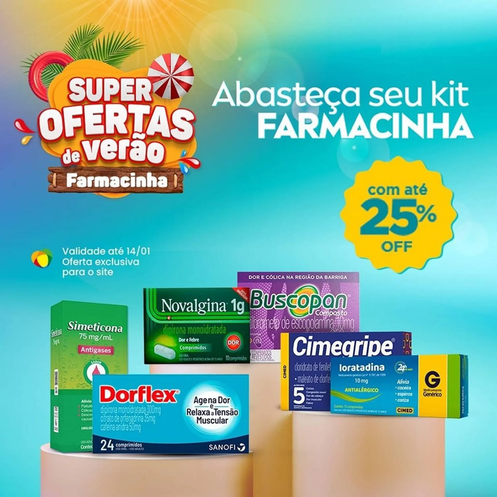 Encarte de Catálogo A Nossa Drogaria 12 de janeiro até 14 de janeiro 2024 - Pagina 1