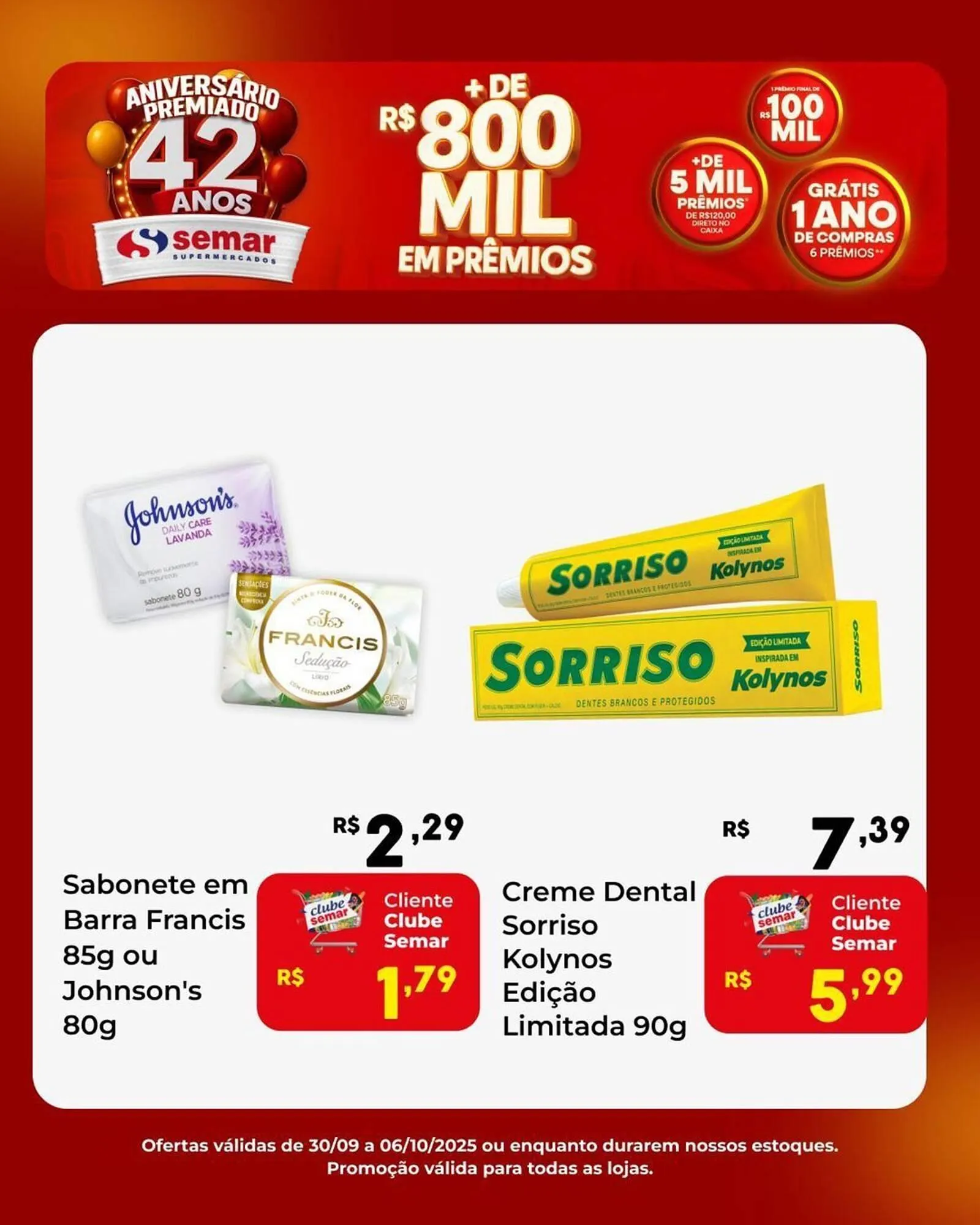 Encarte de Folheto Semar Supermercado 30 de setembro até 6 de outubro 2025 - Pagina 8