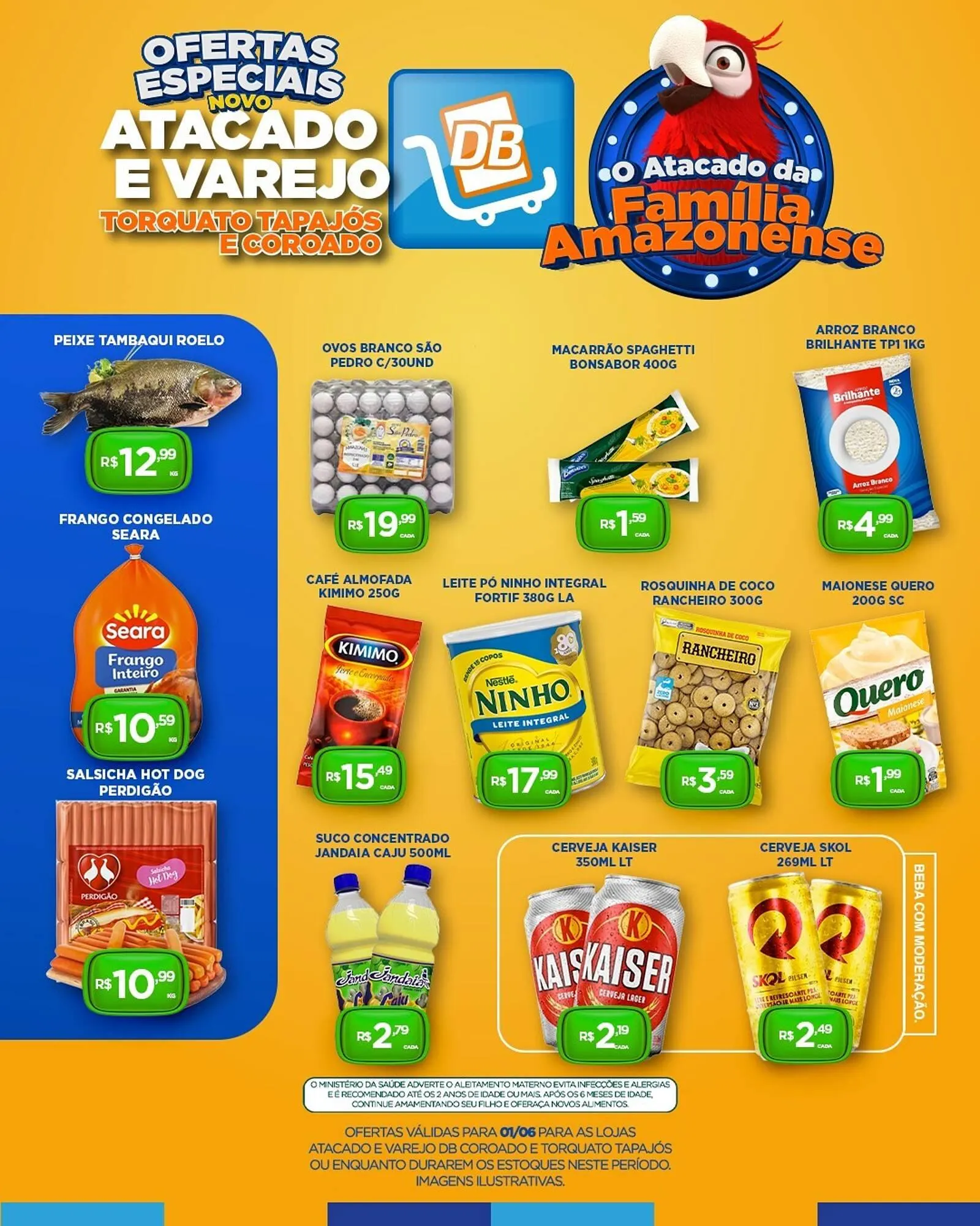 Encarte de Catálogo DB Supermercados 2 de junho até 7 de junho 2025 - Pagina 1