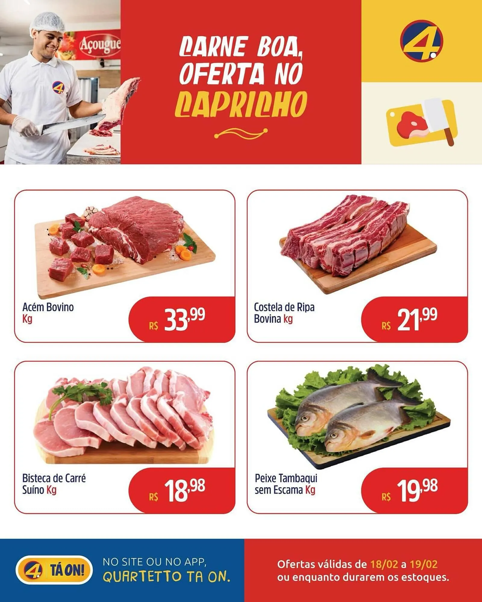 Encarte de Catálogo Quartetto Supermercados 18 de fevereiro até 19 de fevereiro 2026 - Pagina 2