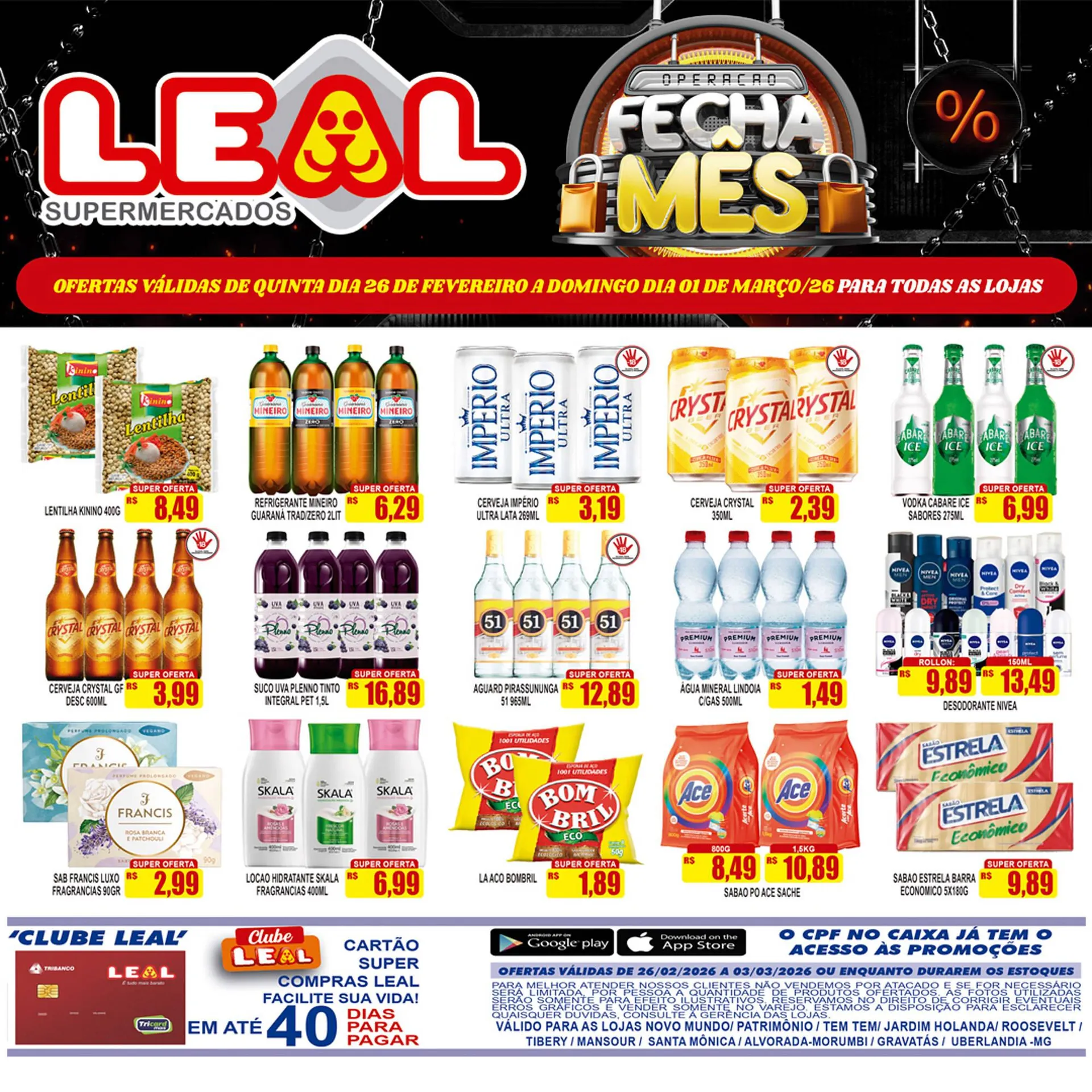 Encarte de Folheto Supermercado leal 26 de fevereiro até 1 de março 2026 - Pagina 5
