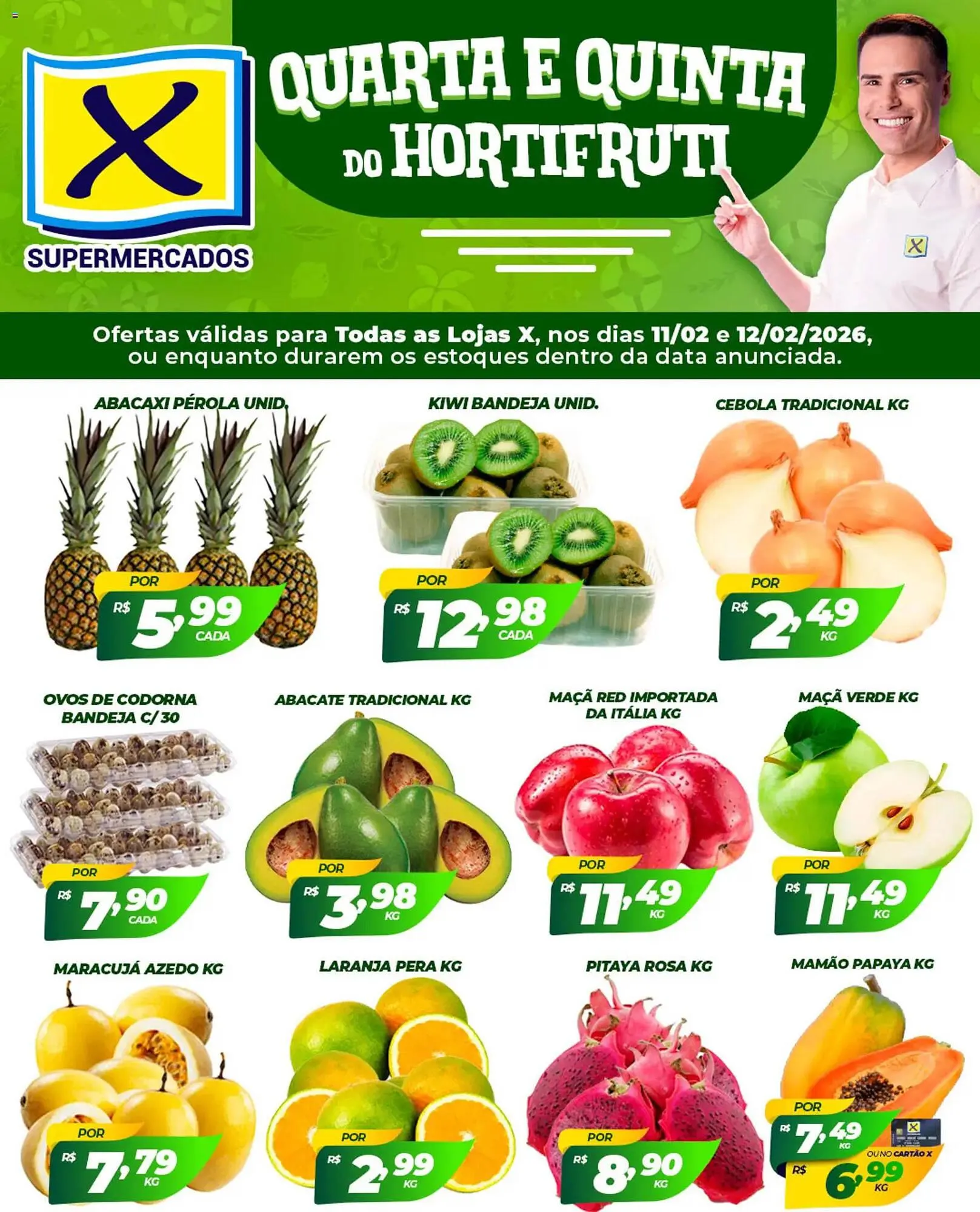 Folheto X Supermercados - 1