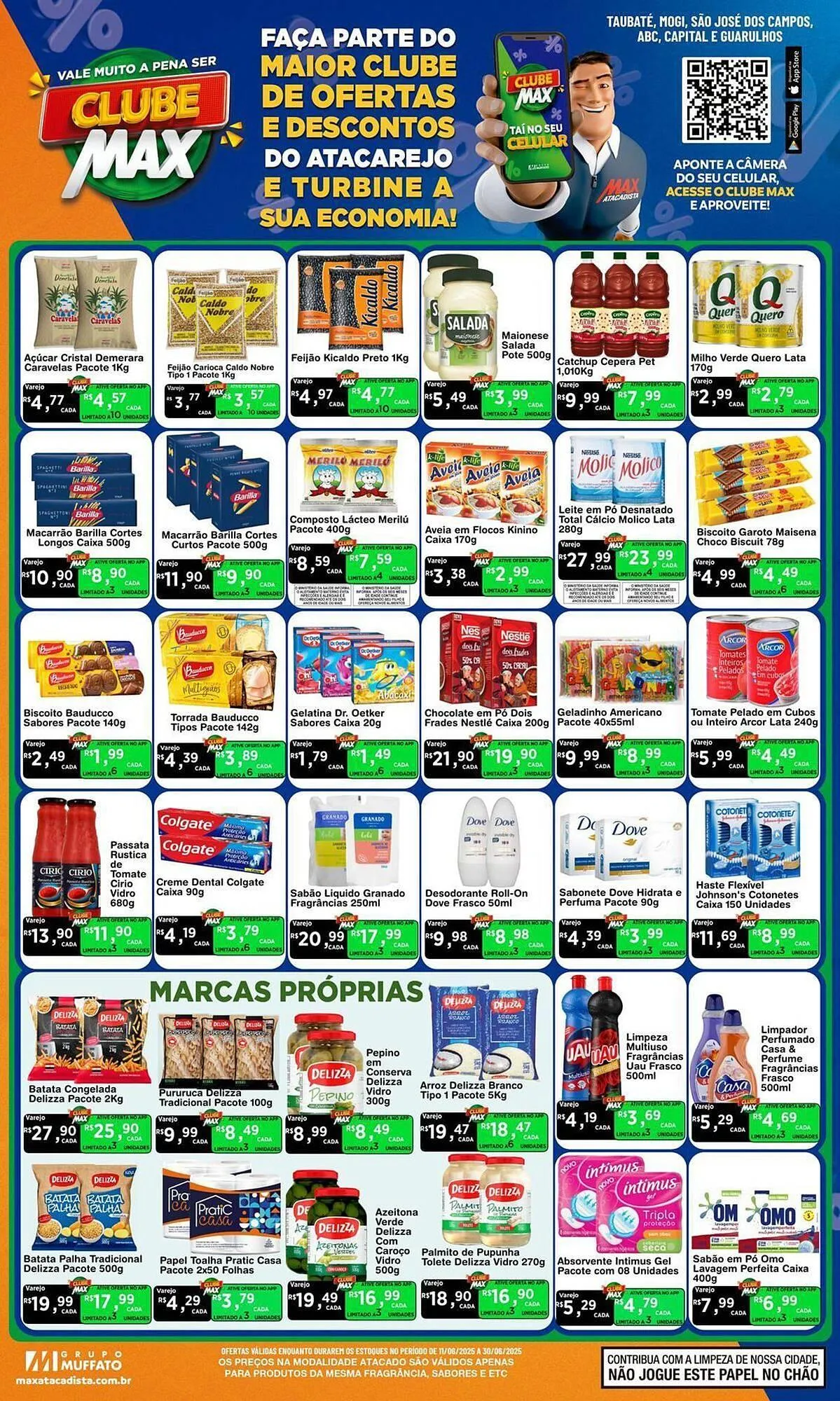 Encarte de Catálogo Max Atacadista 11 de junho até 30 de junho 2025 - Pagina 1