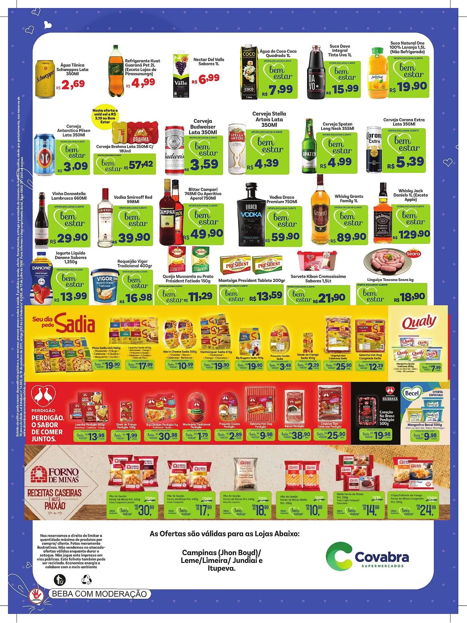 Encarte de Catálogo Covabra Supermercados 7 de abril até 20 de abril 2025 - Pagina 4