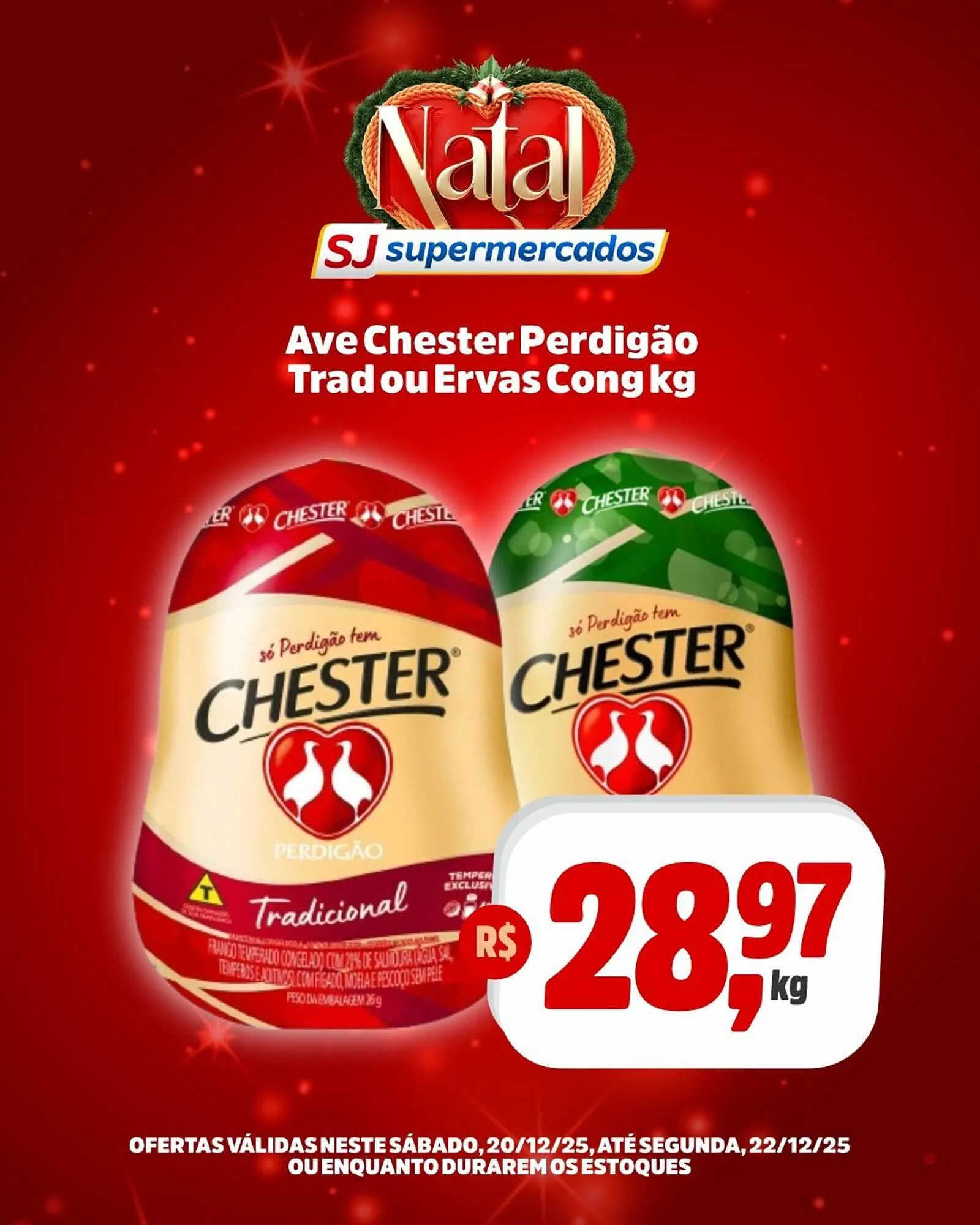 Encarte de Encarte Sj Supermercados 20 de dezembro até 22 de dezembro 2025 - Pagina 1