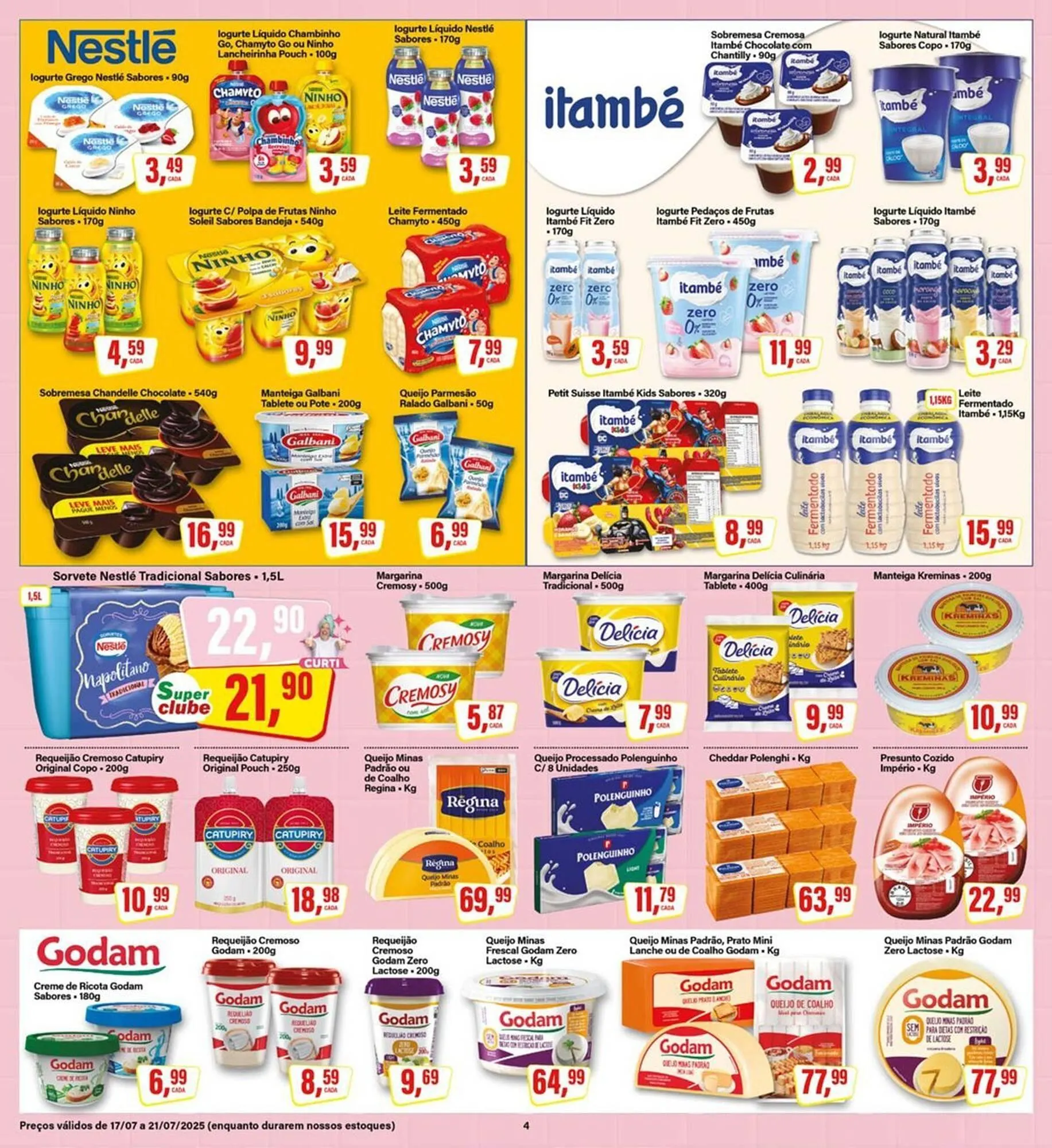 Encarte de Catálogo Rede Supermarket 17 de julho até 21 de julho 2025 - Pagina 4