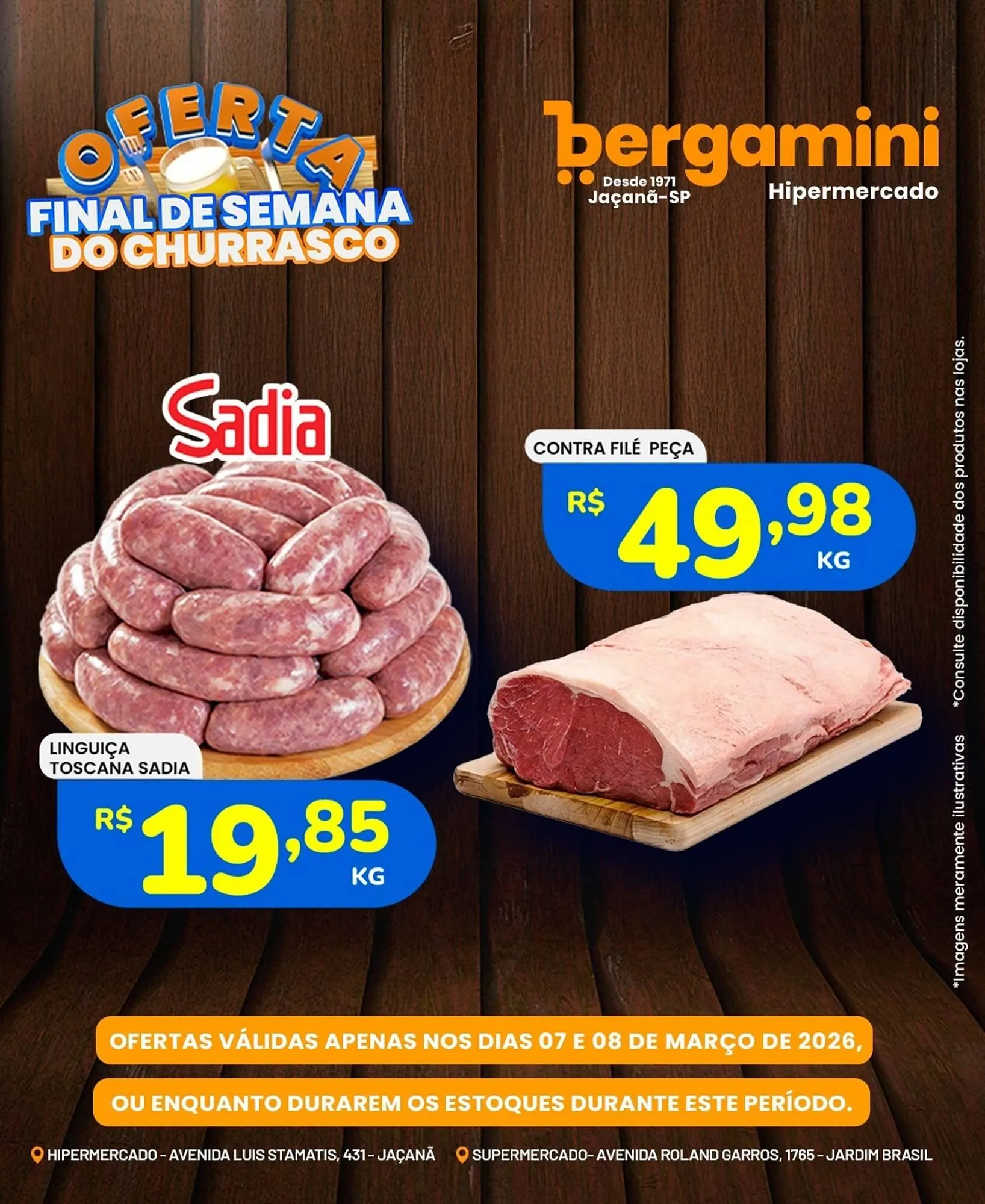 Encarte de Catálogo Supermercado Bergamini 7 de março até 8 de março 2026 - Pagina 1