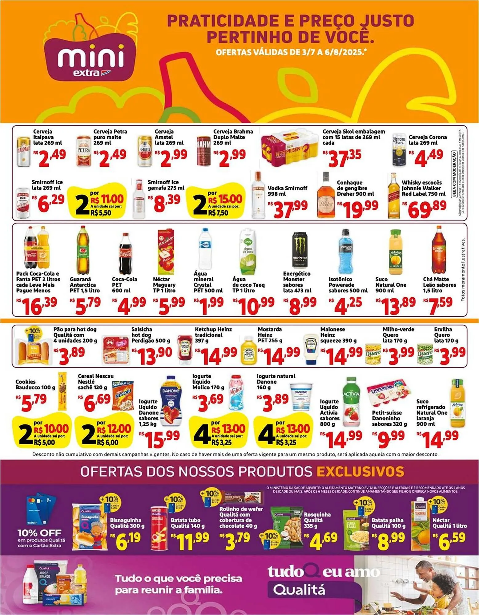Encarte de Catálogo Mini Extra 3 de julho até 6 de agosto 2025 - Pagina 1
