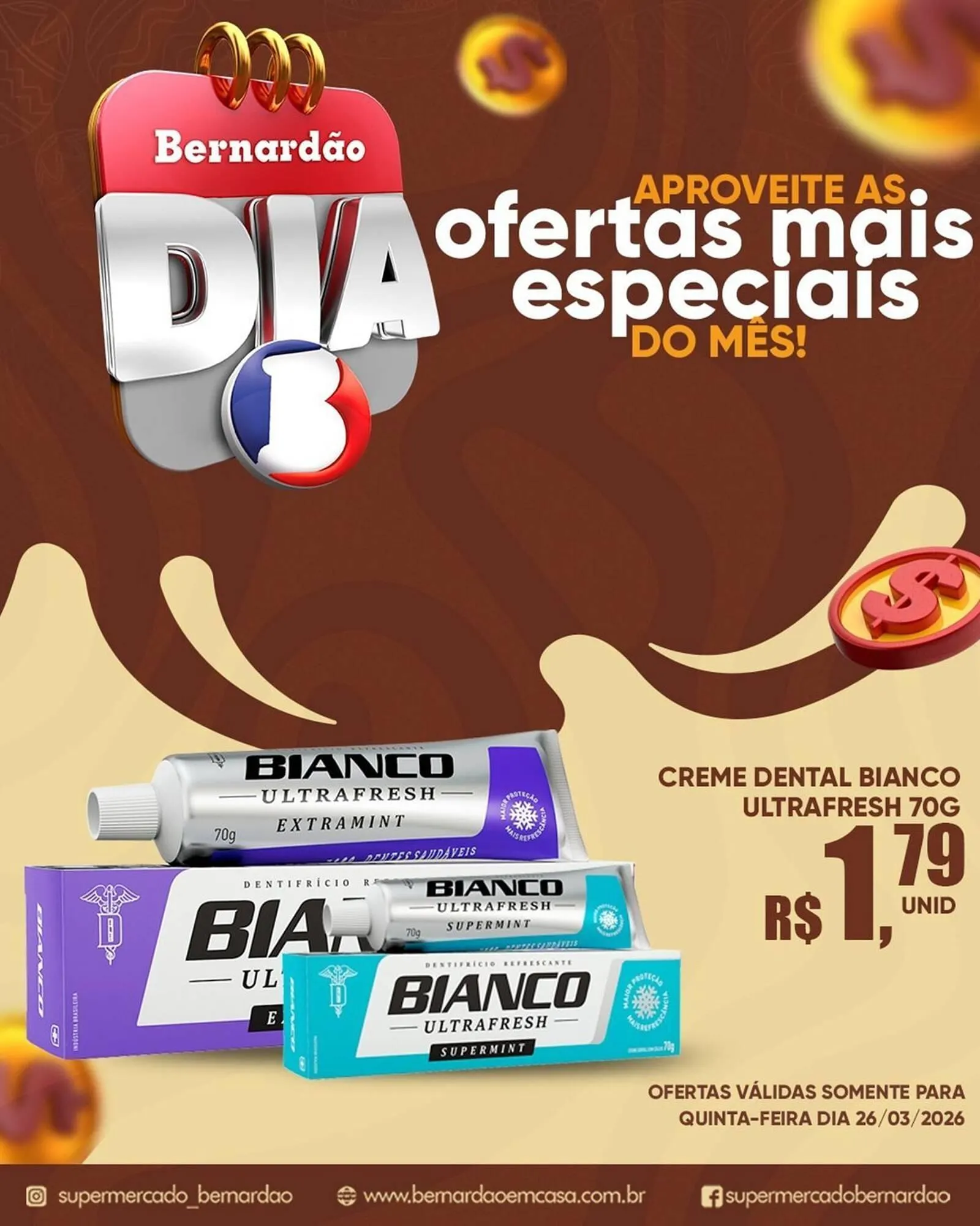 Encarte de Catálogo Supermercado Bernardão 26 de março até 26 de março 2026 - Pagina 7