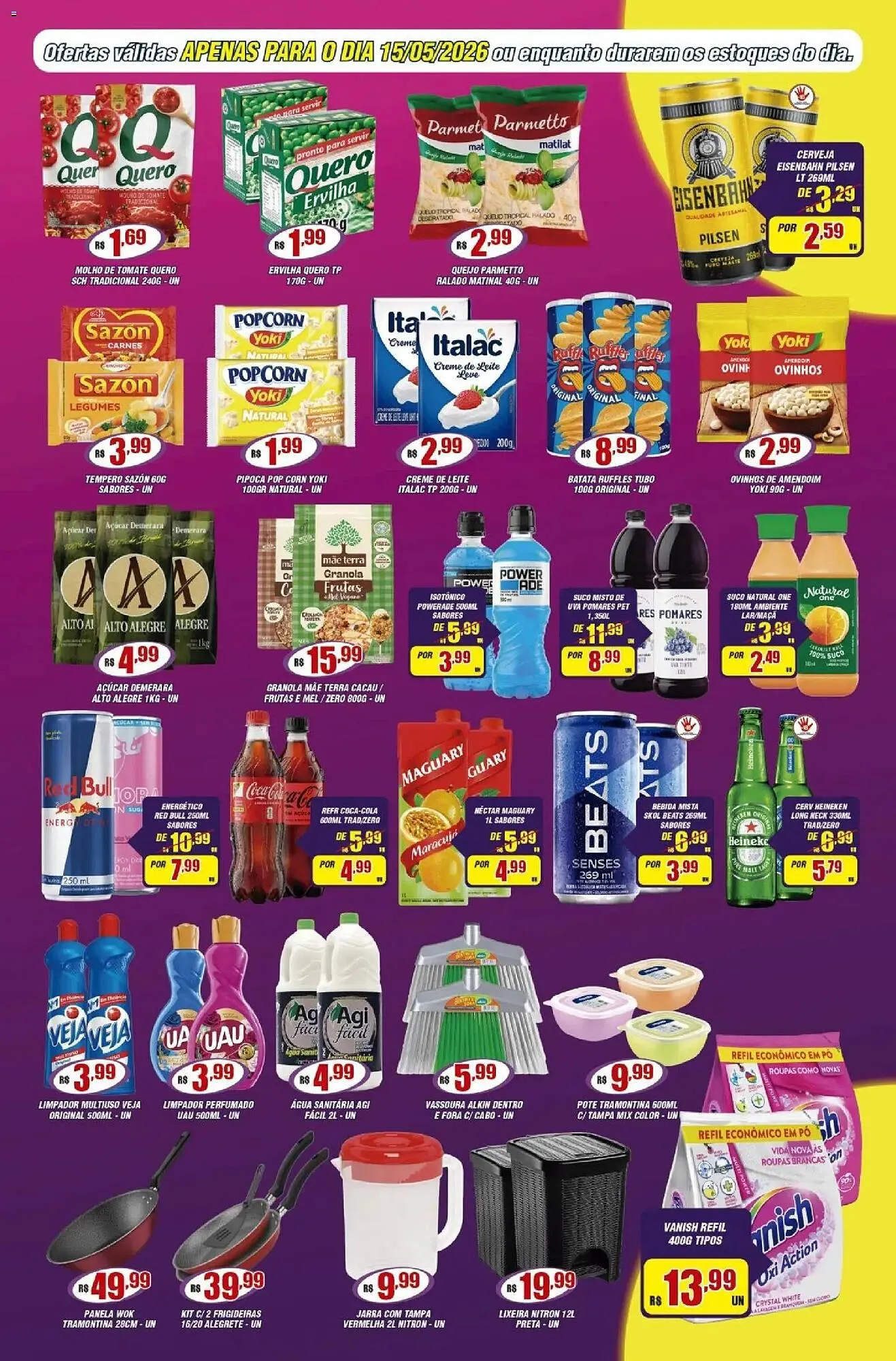 Encarte de Catálogo Violeta Supermercados 15 de maio até 15 de maio 2026 - Pagina 3