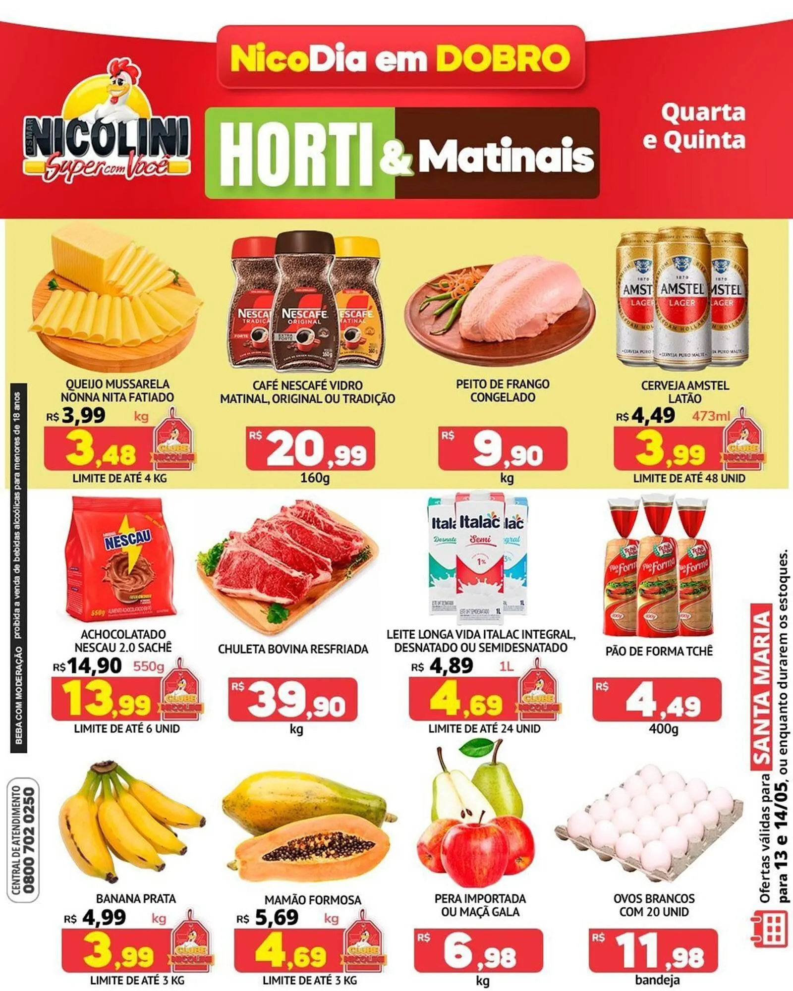 Encarte de Catálogo Super Nicolini 13 de maio até 14 de maio 2026 - Pagina 1
