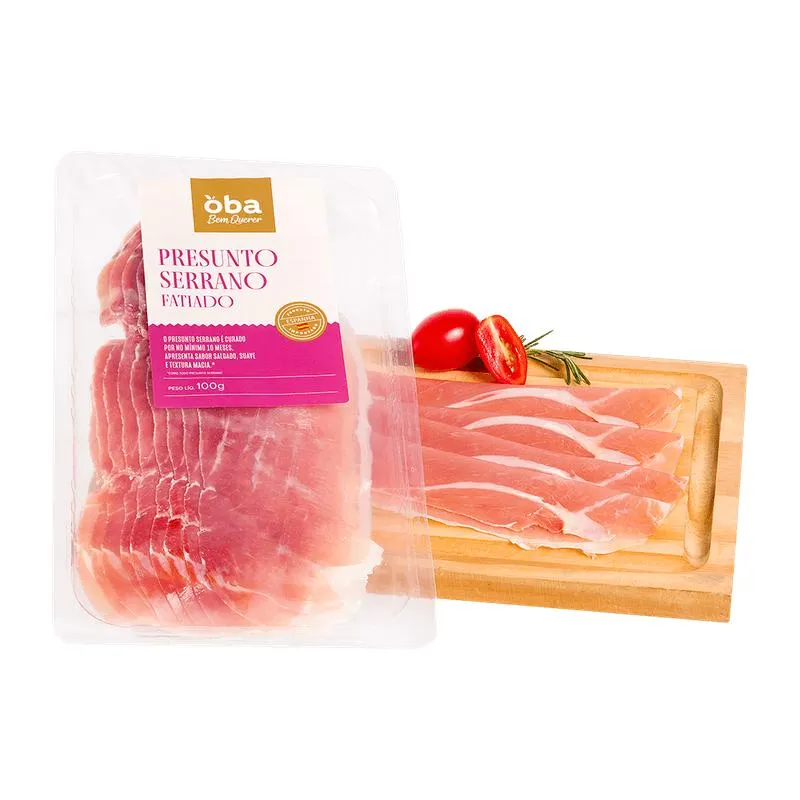 Presunto Serrano Espanhol Fatiado Oba Bem Querer 100 G