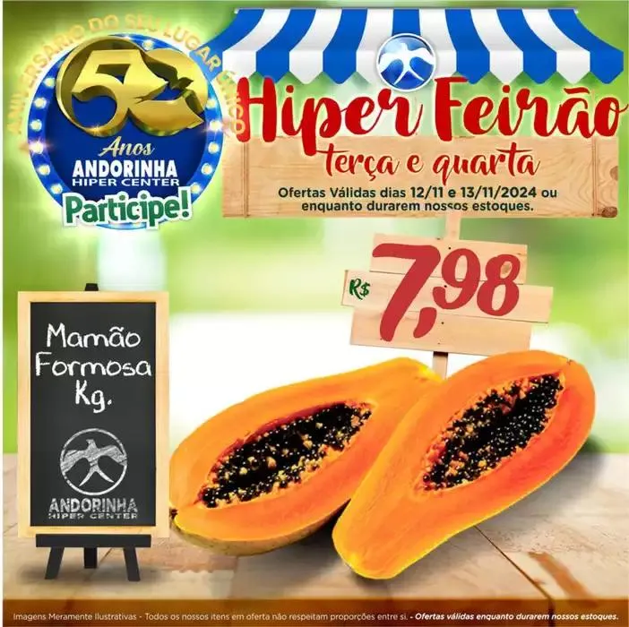 Encarte de Andorinha Hipermercado Hiper Feirão 12 de novembro até 13 de novembro 2024 - Pagina 8