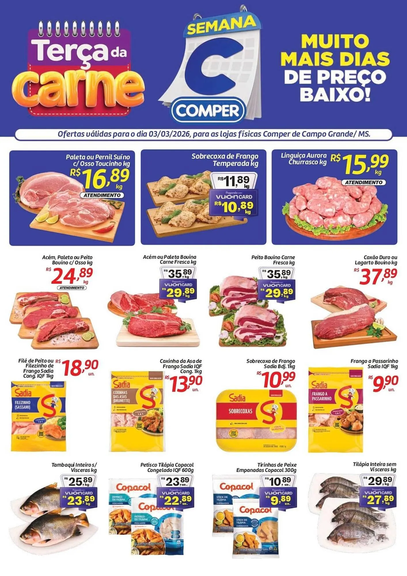 Encarte de Folheto Comper 3 de março até 3 de março 2026 - Pagina 1