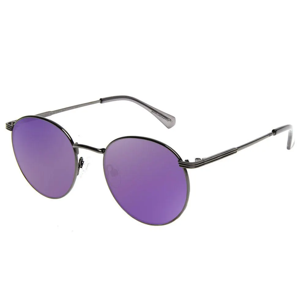 Óculos De Sol Unissex Chilli Beans Redondo Ônix - OC.MT.3372.2222 M