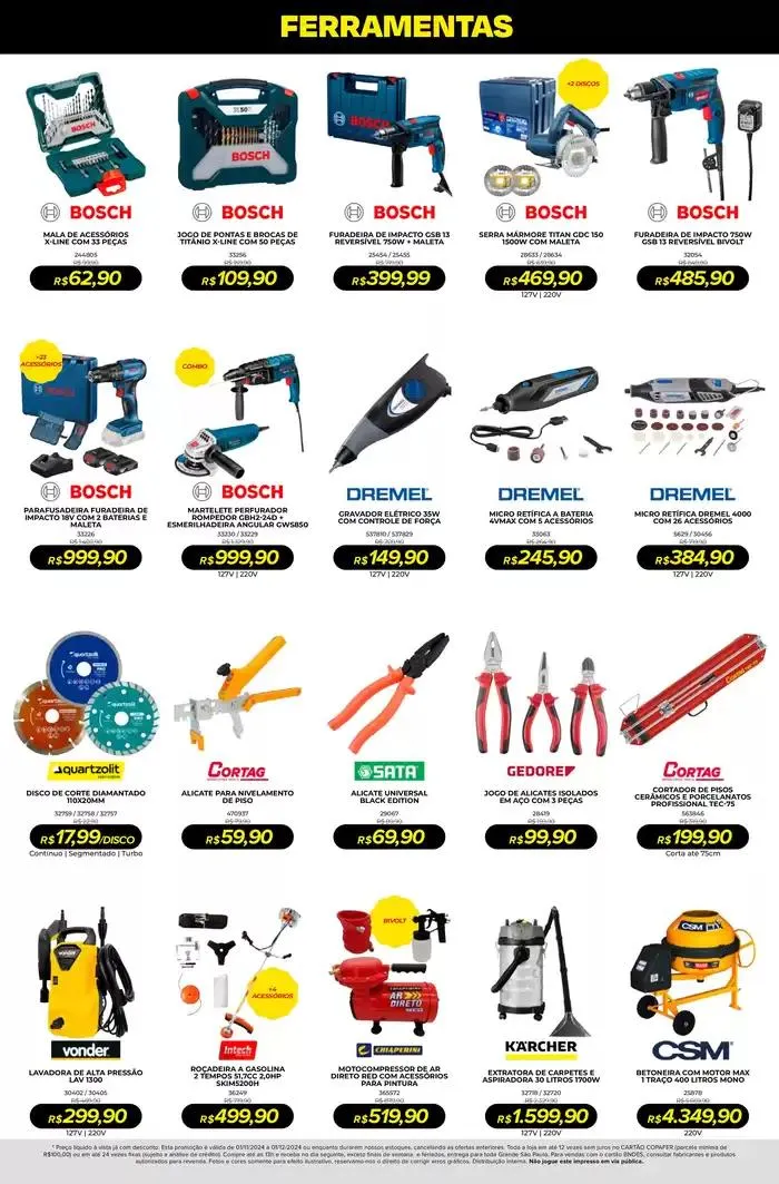 Encarte de Mês Black Friday Copafer 5 de novembro até 1 de dezembro 2024 - Pagina 5