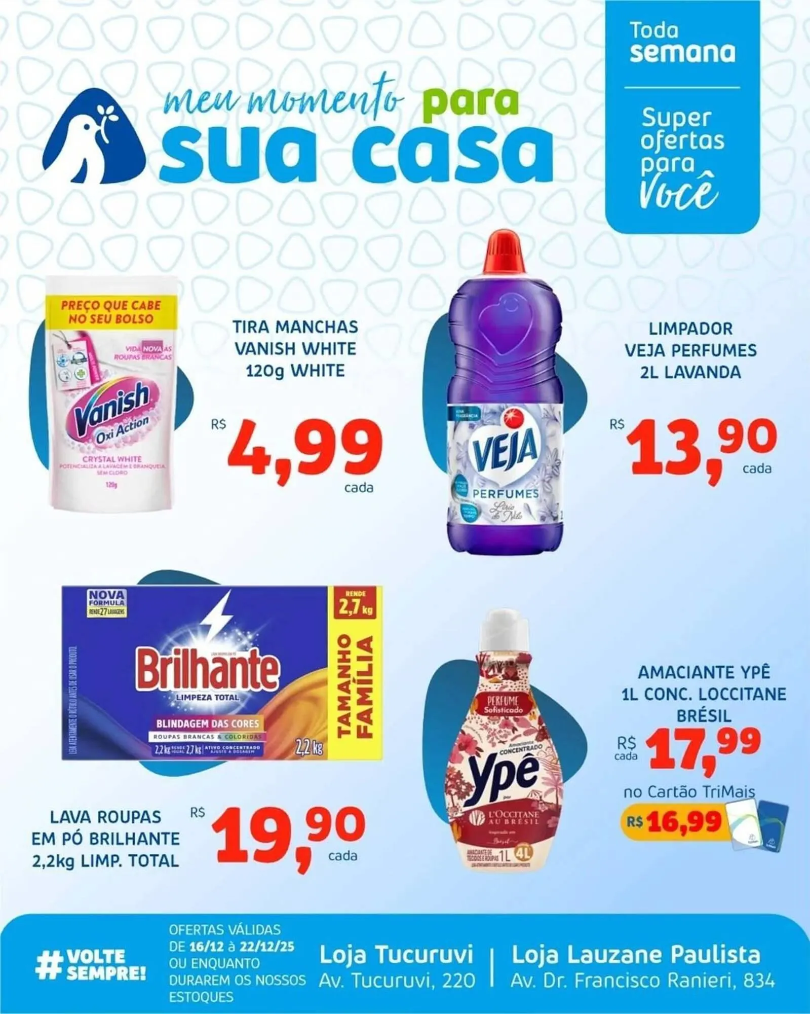 Encarte de Catálogo Trimais Supermercado 16 de dezembro até 22 de dezembro 2025 - Pagina 1