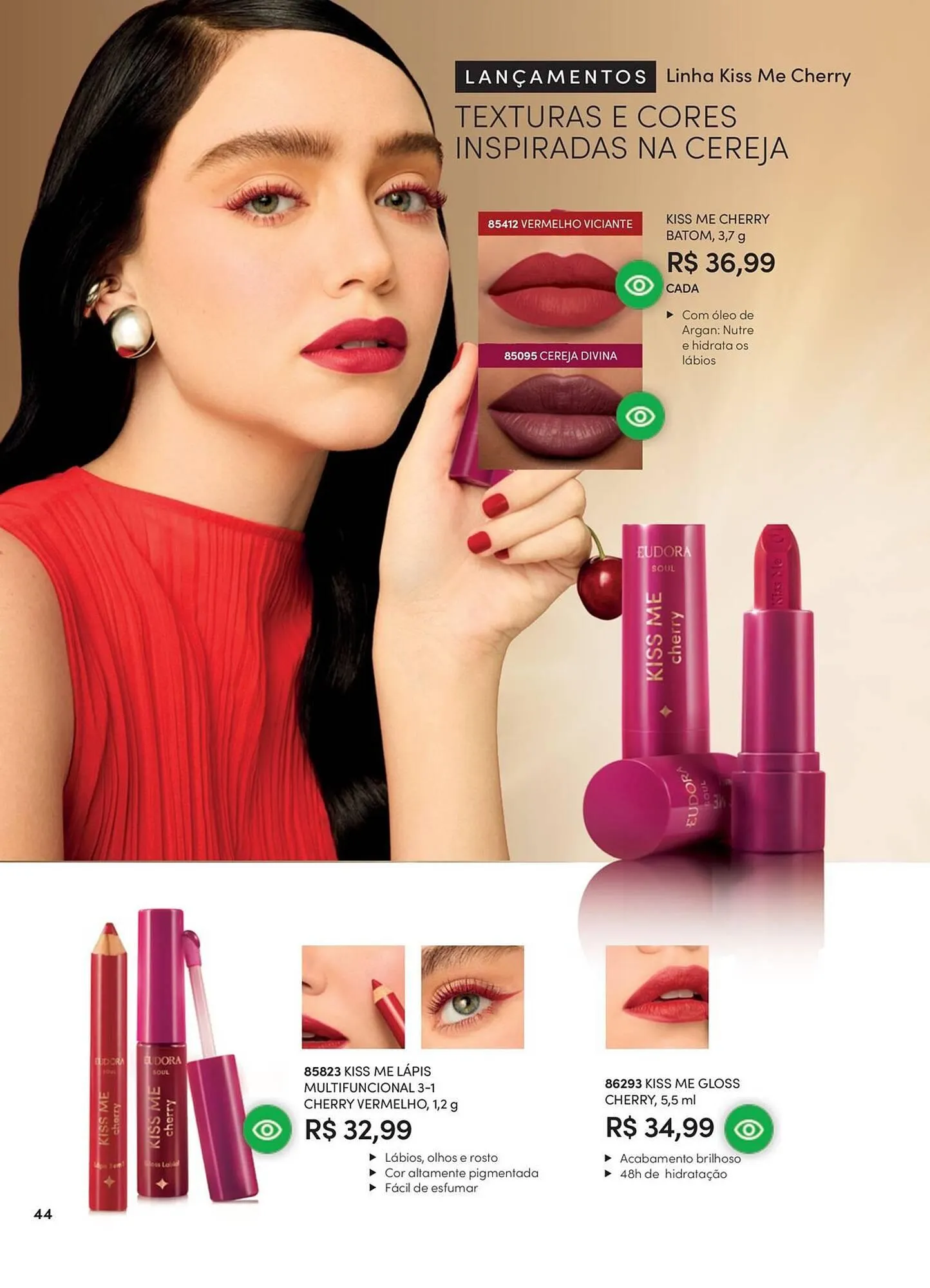 Encarte de Catálogo Eudora 23 de abril até 30 de junho 2025 - Pagina 64