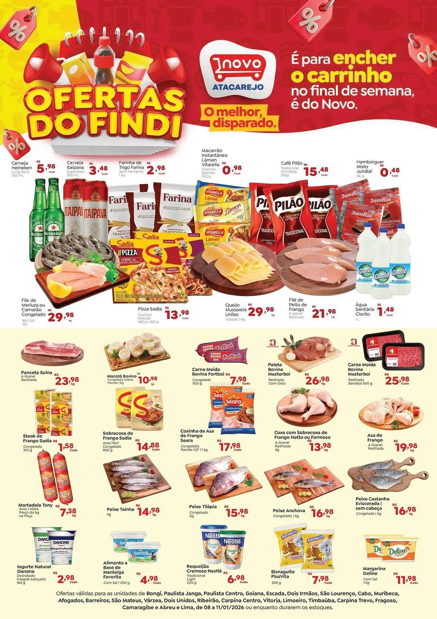 Encarte de Folheto Novo Atacarejo 8 de janeiro até 11 de janeiro 2026 - Pagina 1