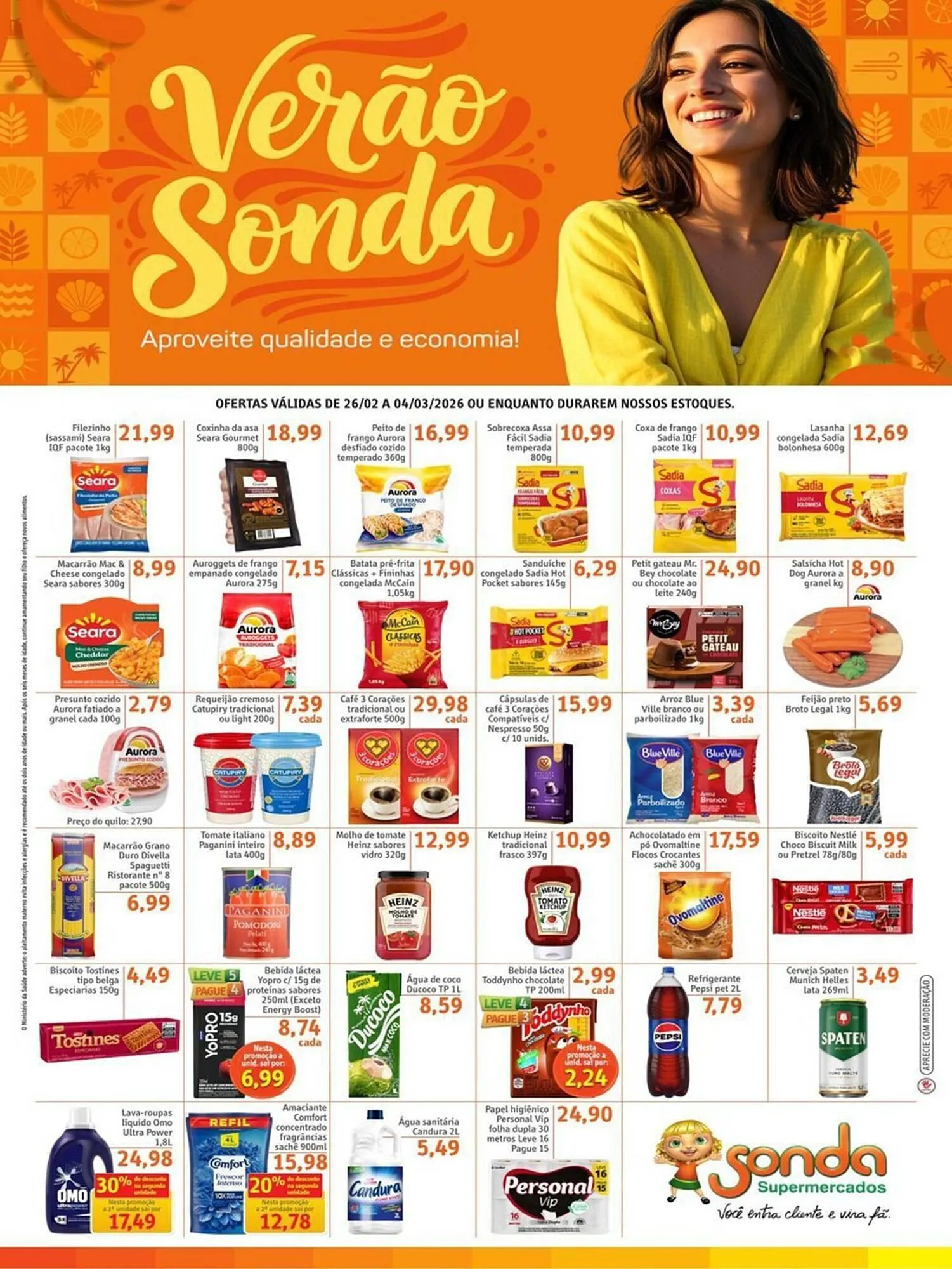 Encarte de Folheto Sonda 26 de fevereiro até 4 de março 2026 - Pagina 1