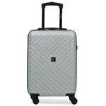 Mala de Bordo Abs 4 Rodas Detroit Prata