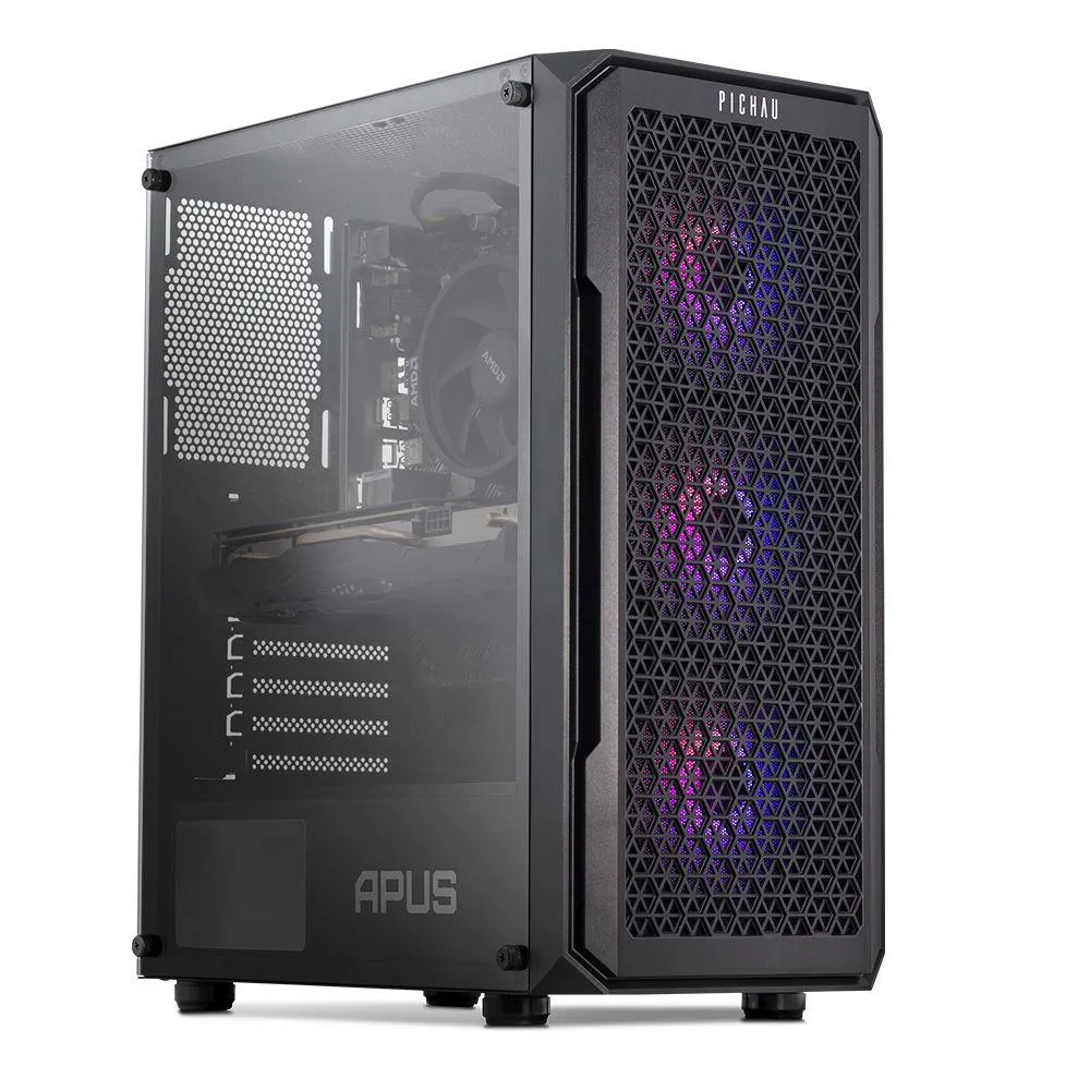 PC Gamer Pichau Susanowo II, AMD Ryzen 5 9600X, GeForce RTX 4060 8GB, 16GB DDR5, SSD 480GB