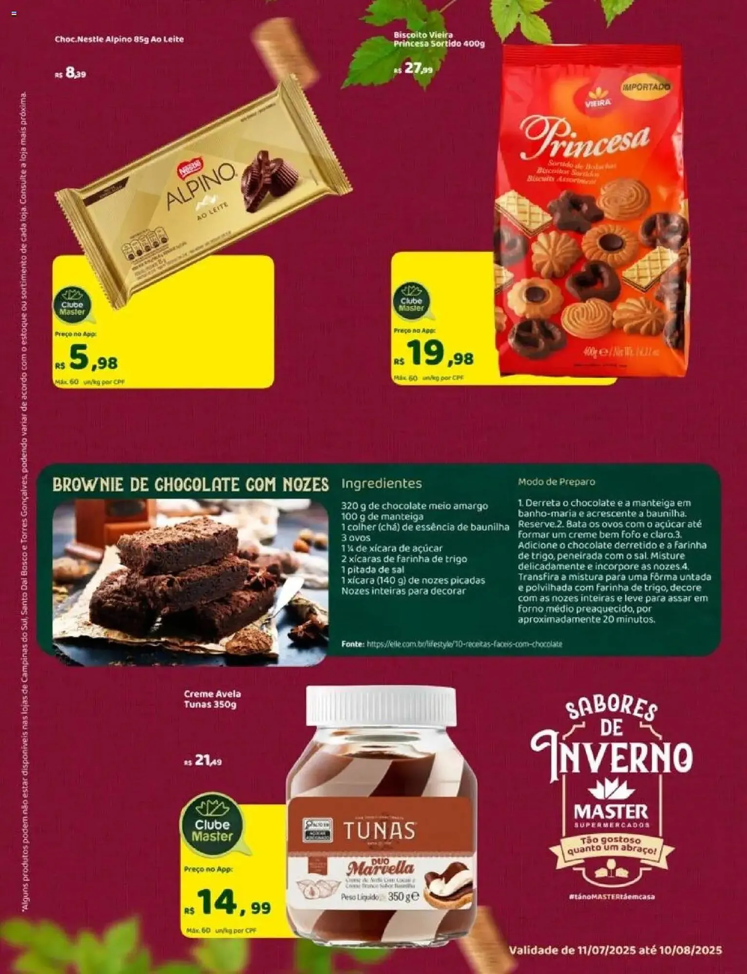 Encarte de Catálogo Master Supermercados 11 de julho até 11 de agosto 2025 - Pagina 14