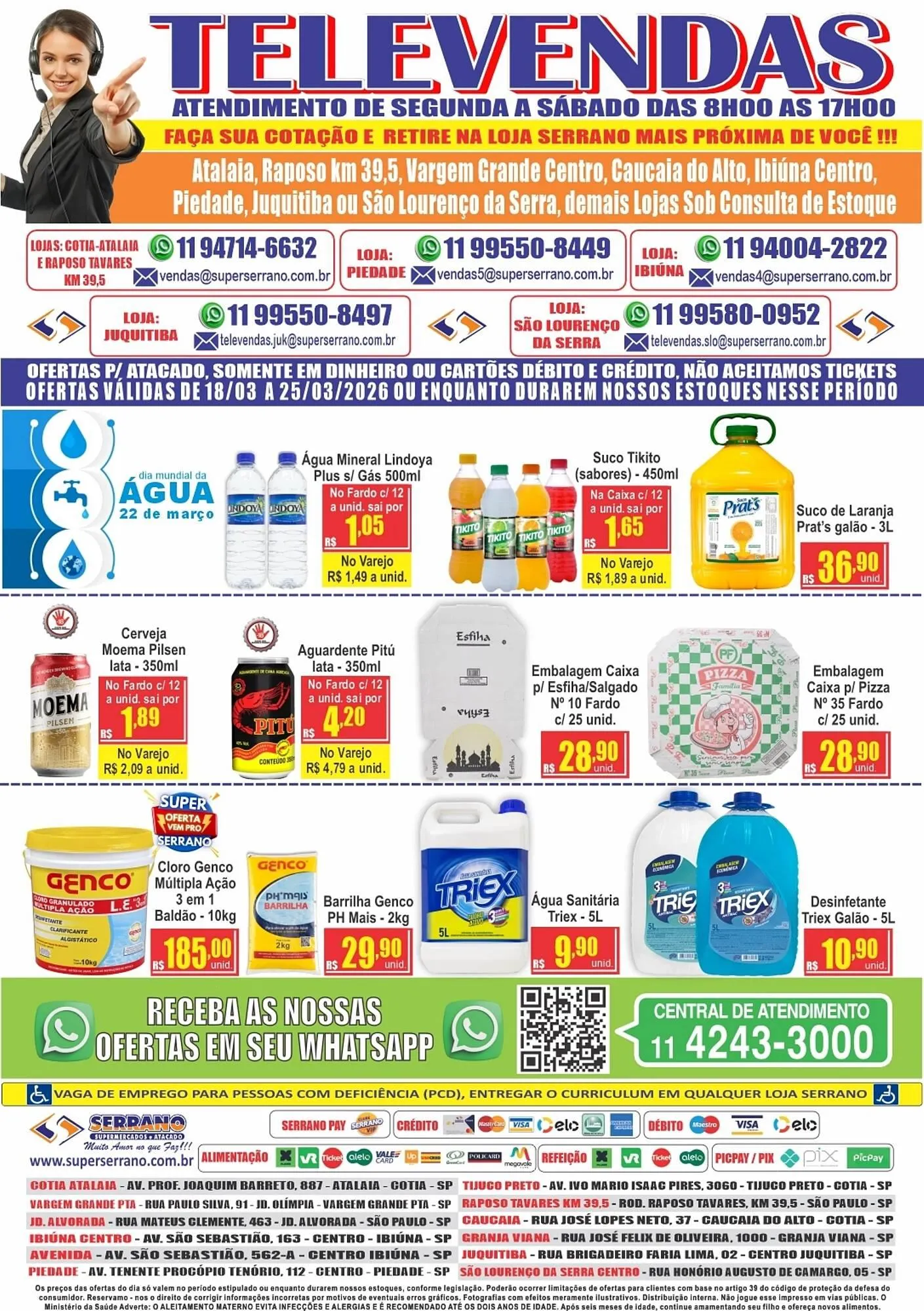 Encarte de Catálogo Serrano Supermercado 18 de março até 25 de março 2026 - Pagina 8