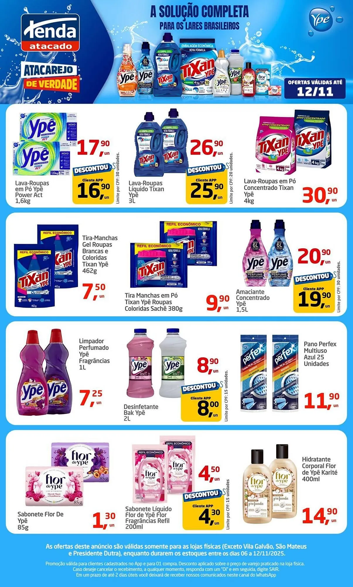 Encarte de Folheto Tenda Atacado 6 de novembro até 12 de novembro 2025 - Pagina 1