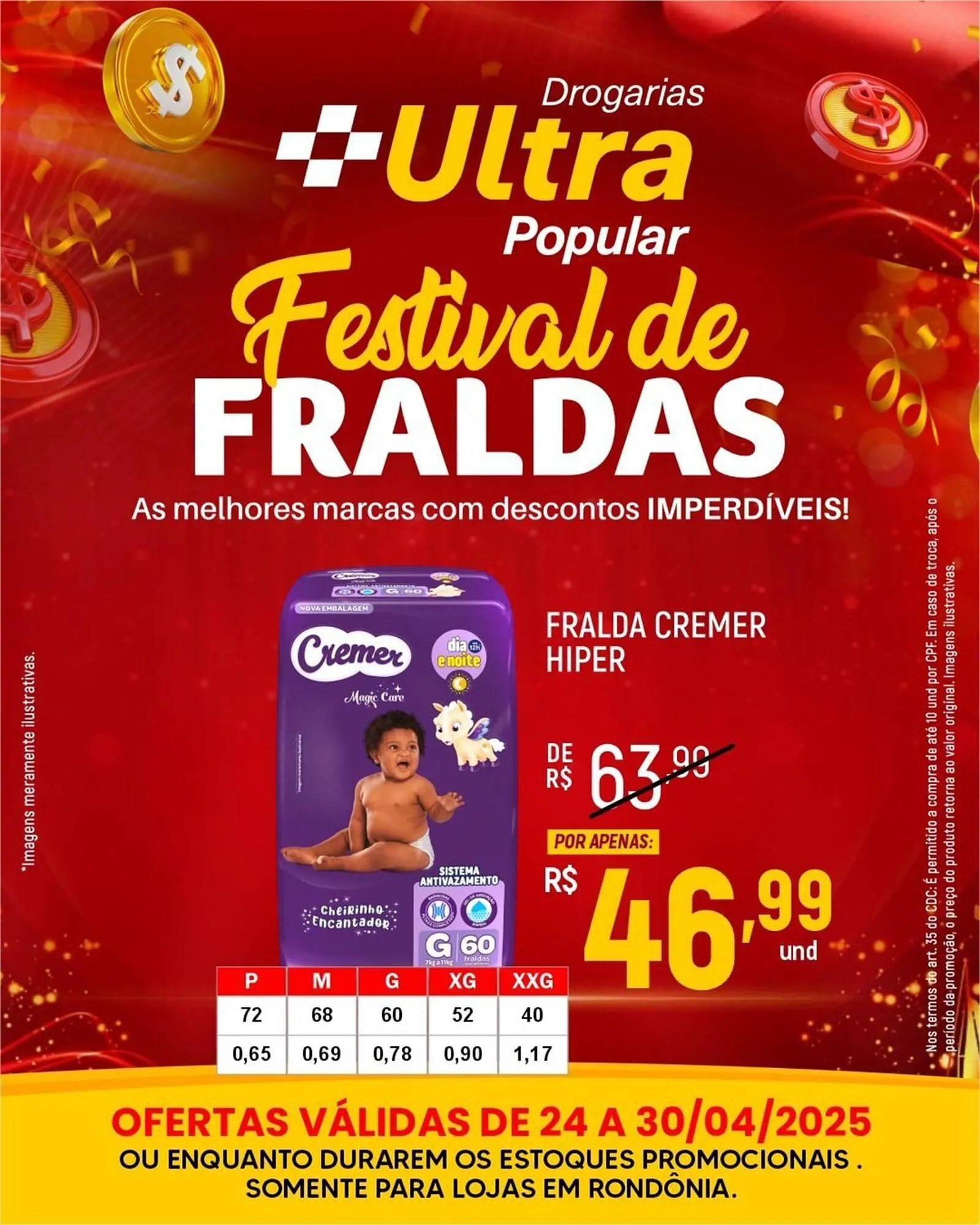 Encarte de Catálogo Drogarias Ultra Popular 24 de abril até 30 de abril 2025 - Pagina 4
