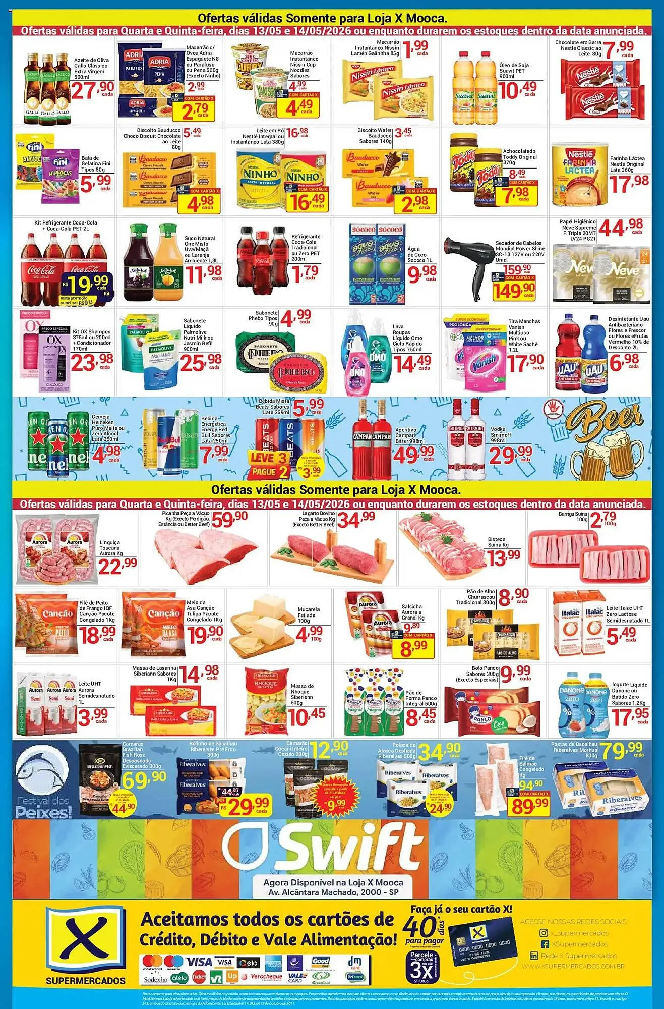 Encarte de Folheto X Supermercados 13 de maio até 14 de maio 2026 - Pagina 2