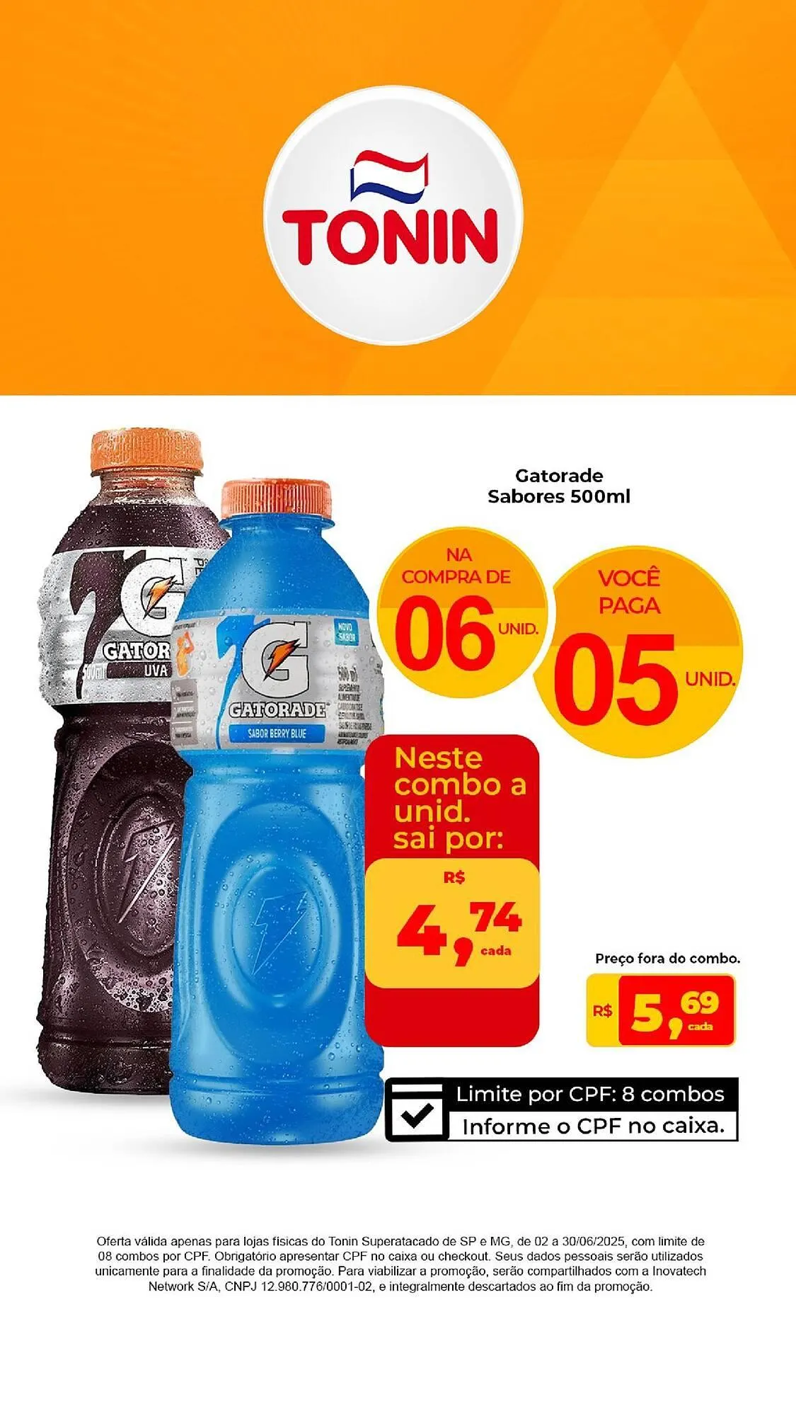 Encarte de Catálogo Tonin Superatacado 24 de junho até 30 de junho 2025 - Pagina 1