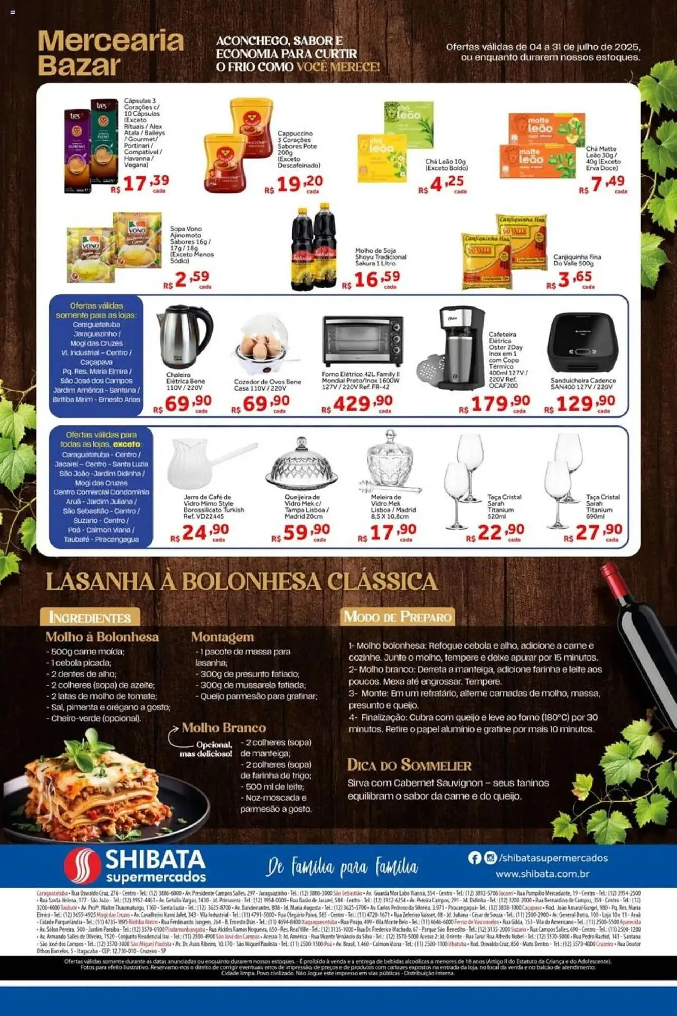 Encarte de Catálogo Shibata Supermercados 4 de julho até 31 de julho 2025 - Pagina 8