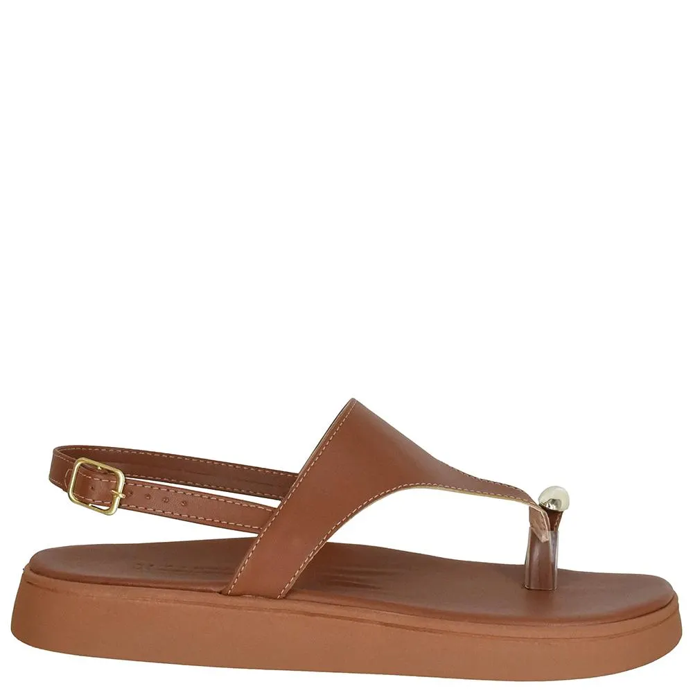 SANDALIA FLATFORM ENFEITE DI SANTINNI