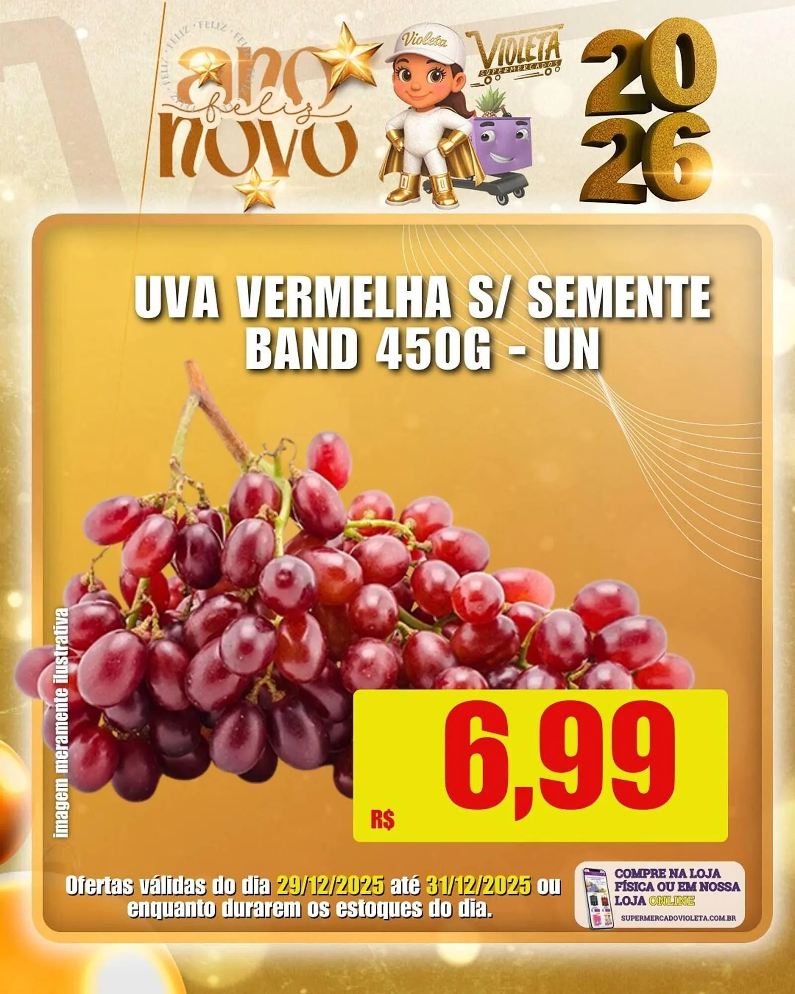 Encarte de Catálogo Violeta Supermercados 29 de dezembro até 31 de dezembro 2025 - Pagina 2